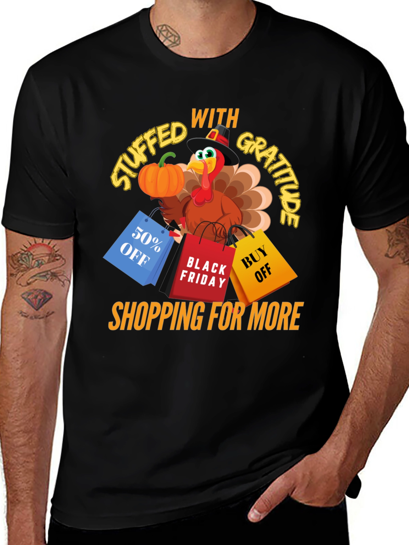 Thanksgiving Turkey Shopping T-Shirt