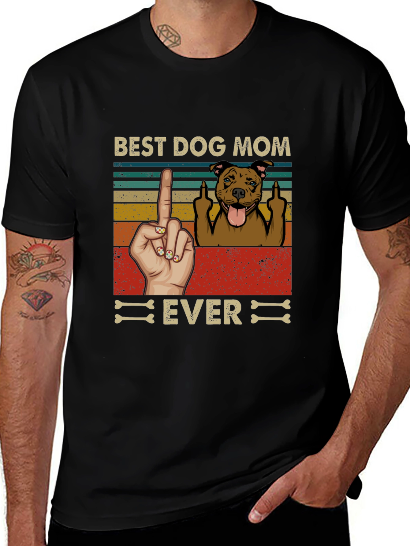 Variant 22 of Best Dog Mom Ever T-Shirt