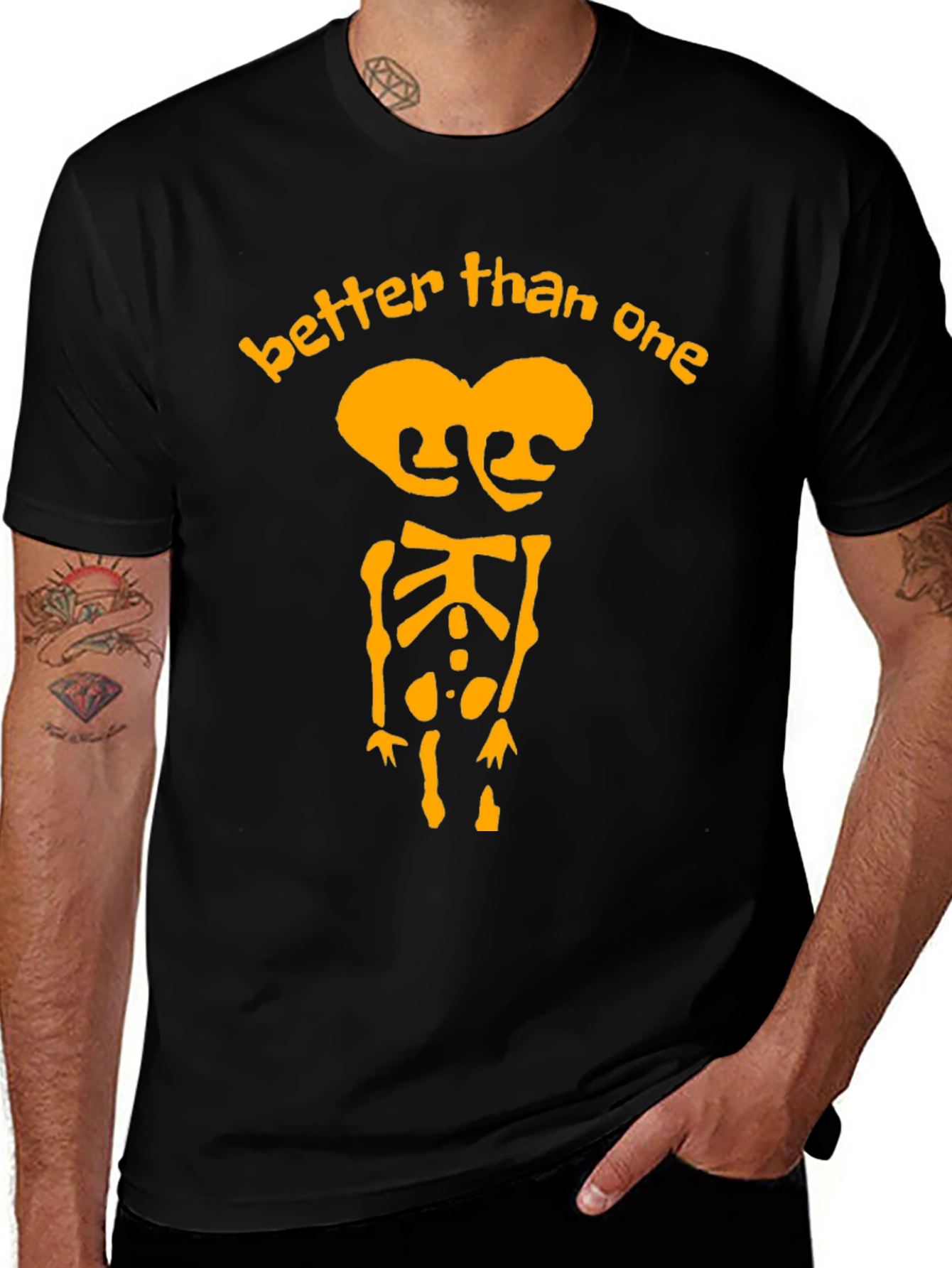 Variant 19 of Better Than One Skeleton Graphic Tee