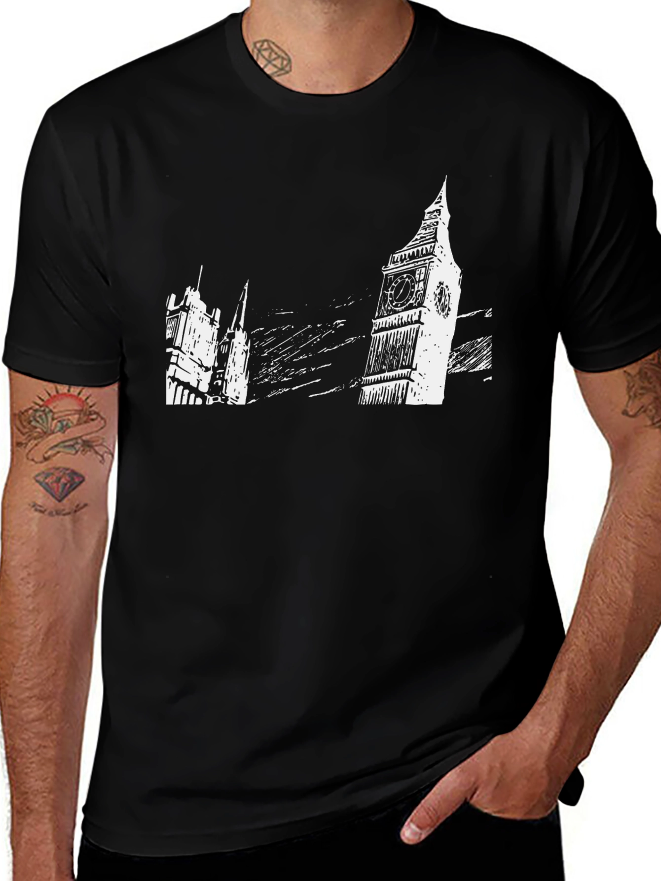 Variant 30 of London Skyline Graphic Tee