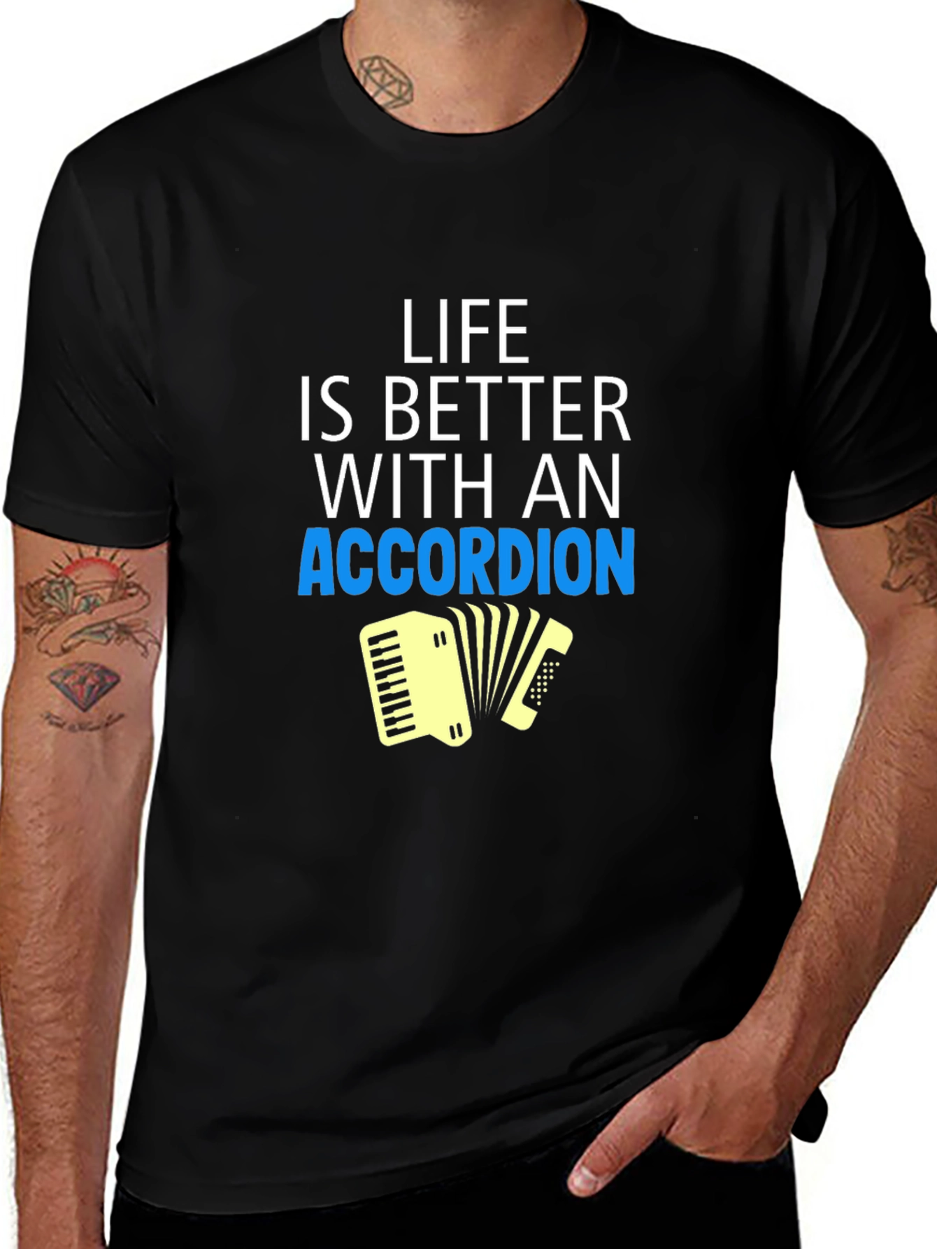Variant 20 of Life is Better With an Accordion T-Shirt