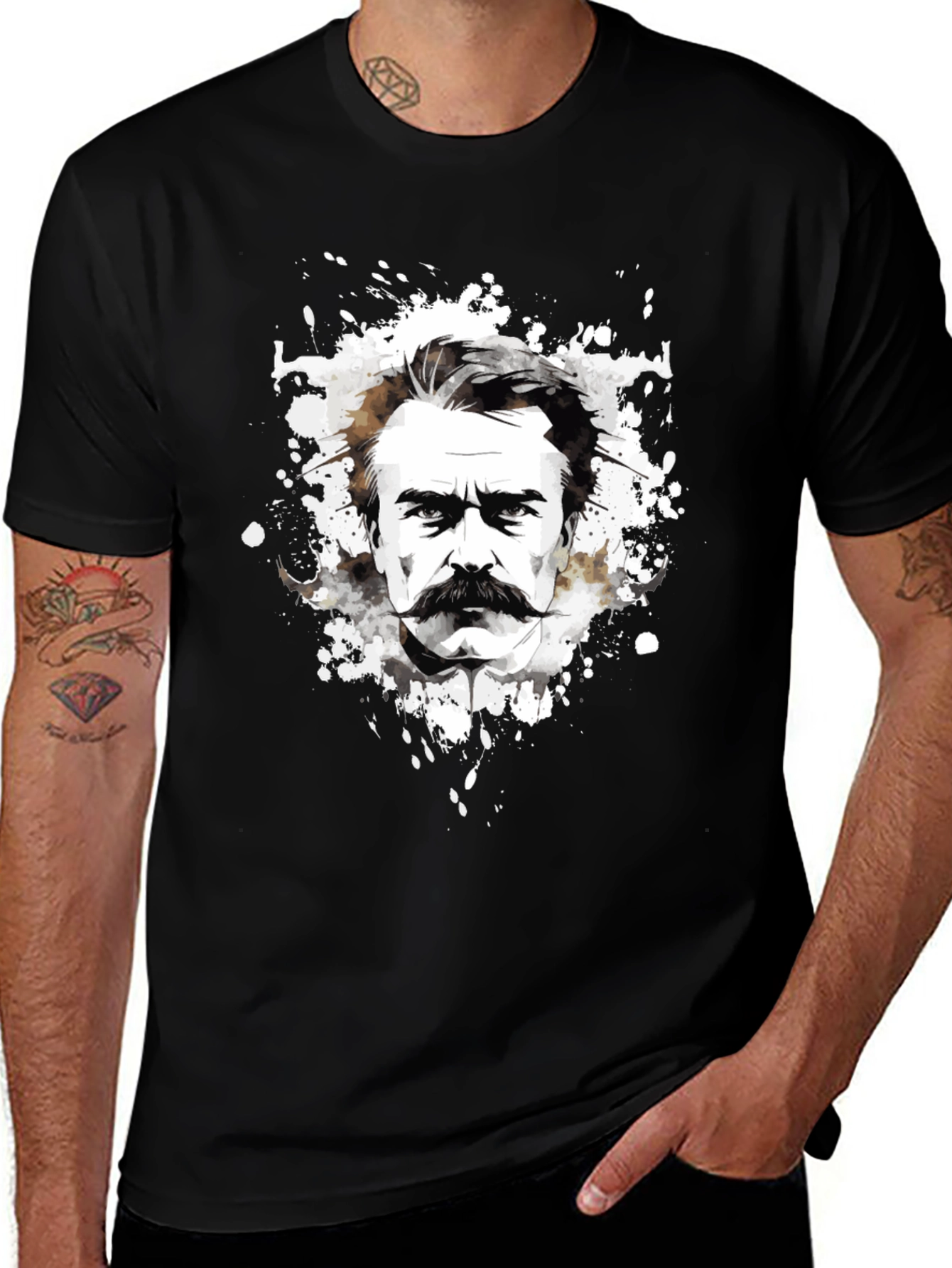 Variant 13 of Nietzsche Graphic Tee - Philosophy T-Shirt