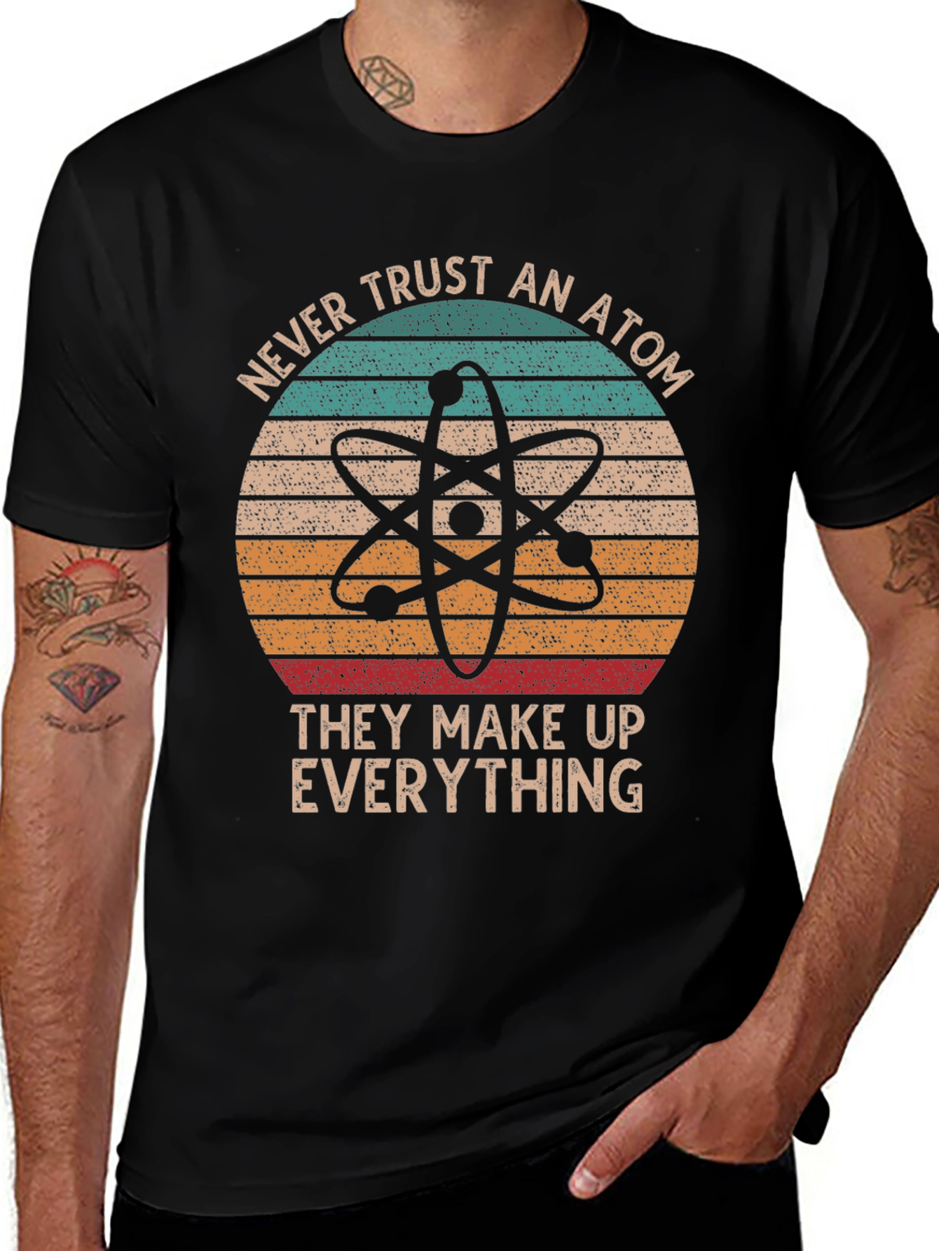 Variant 6 of Never Trust An Atom T-Shirt