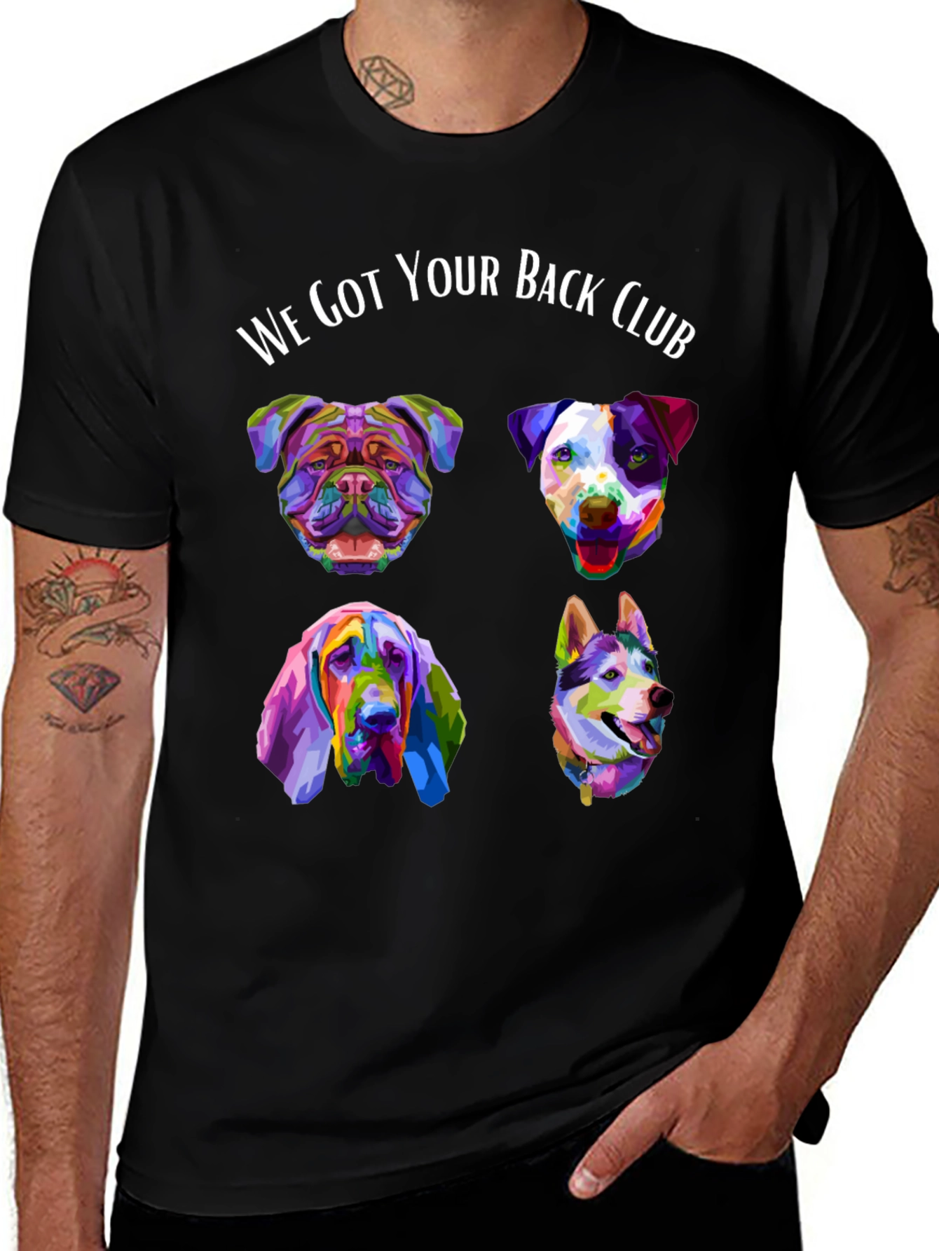 Variant 14 of We Got Your Back Club Graphic Tee