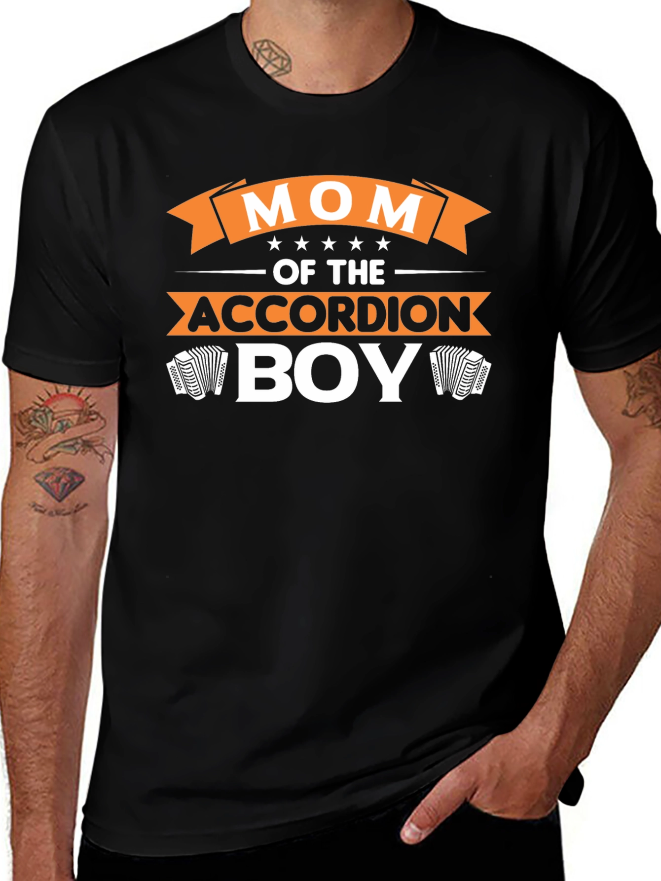 Variant 5 of Mom of the Accordion Boy T-Shirt