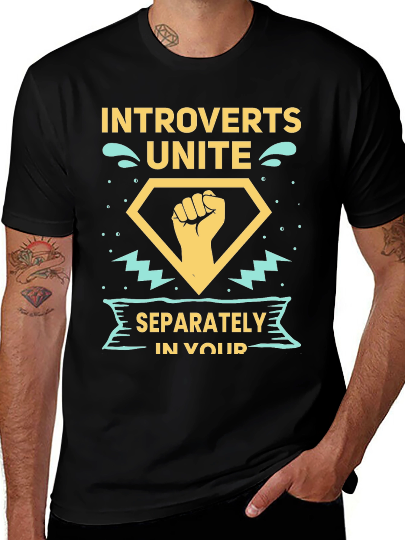 Introverts Unite Separately T-Shirt