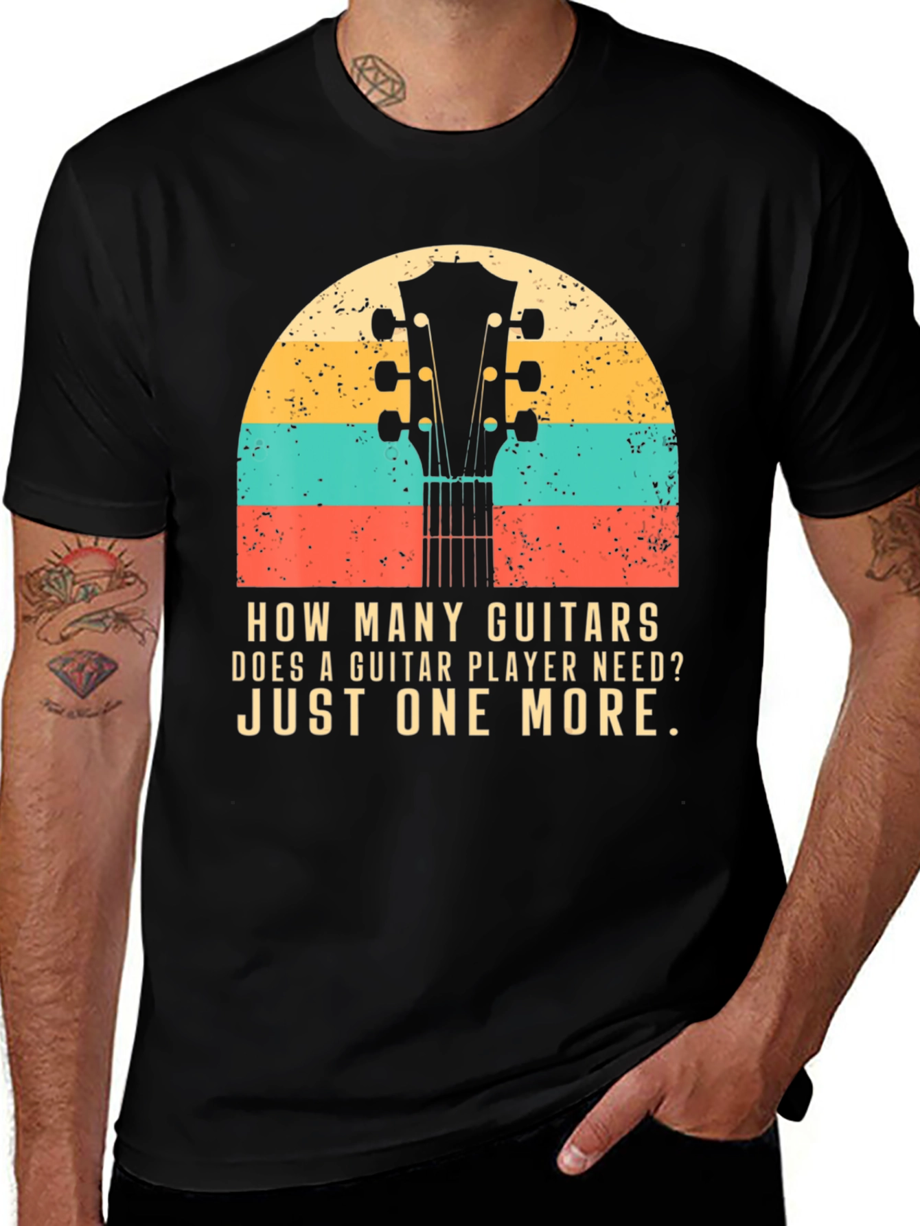 Variant 13 of Guitar Player T-Shirt - Just One More