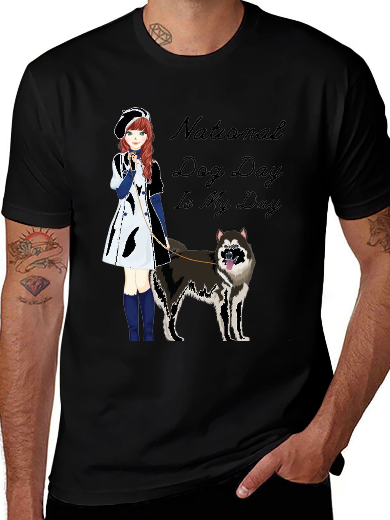 Variant 10 of National Dog Day T-Shirt