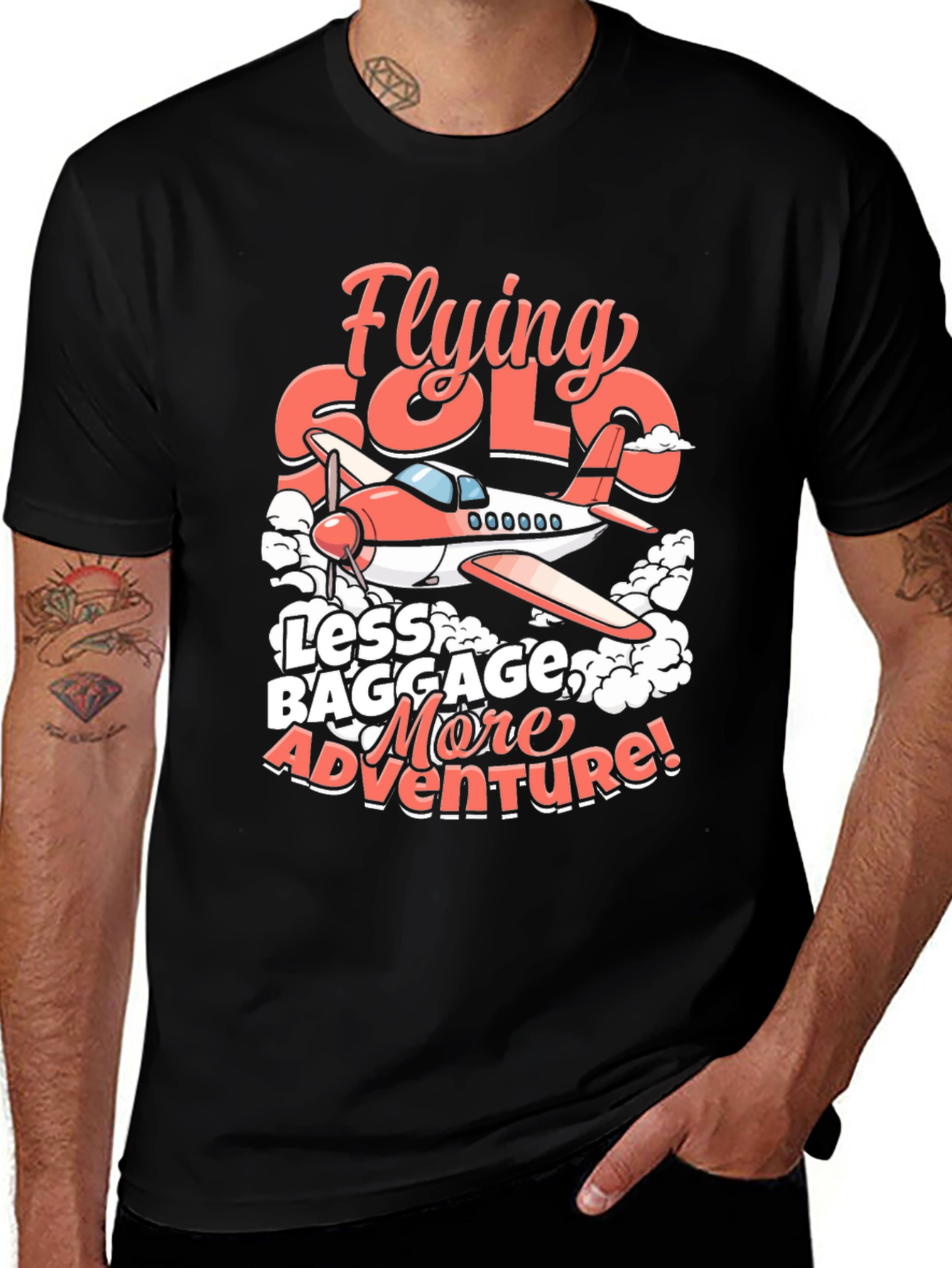 Variant 13 of Flying Solo Adventure T-Shirt