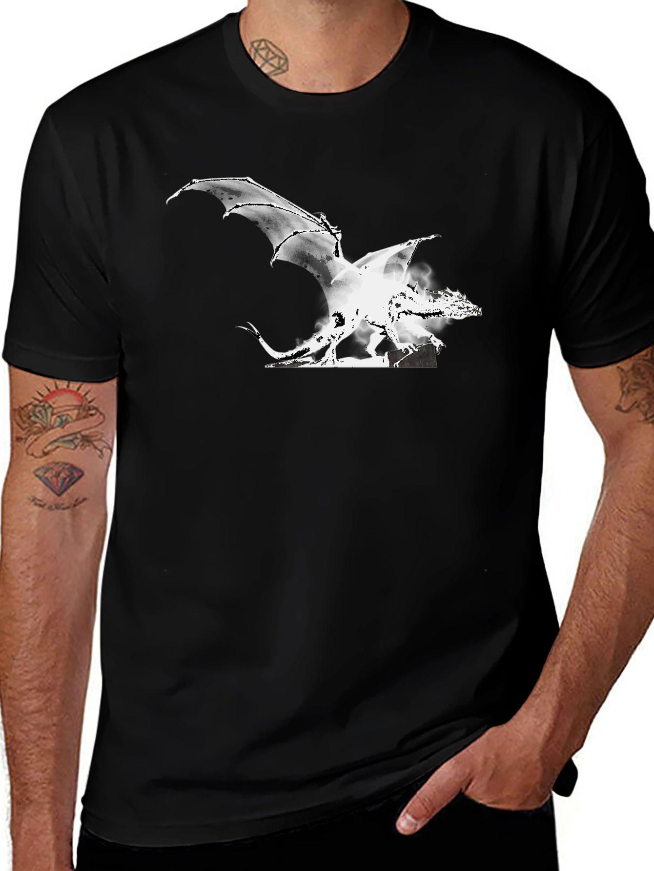 Variant 8 of Dragon Graphic T-Shirt