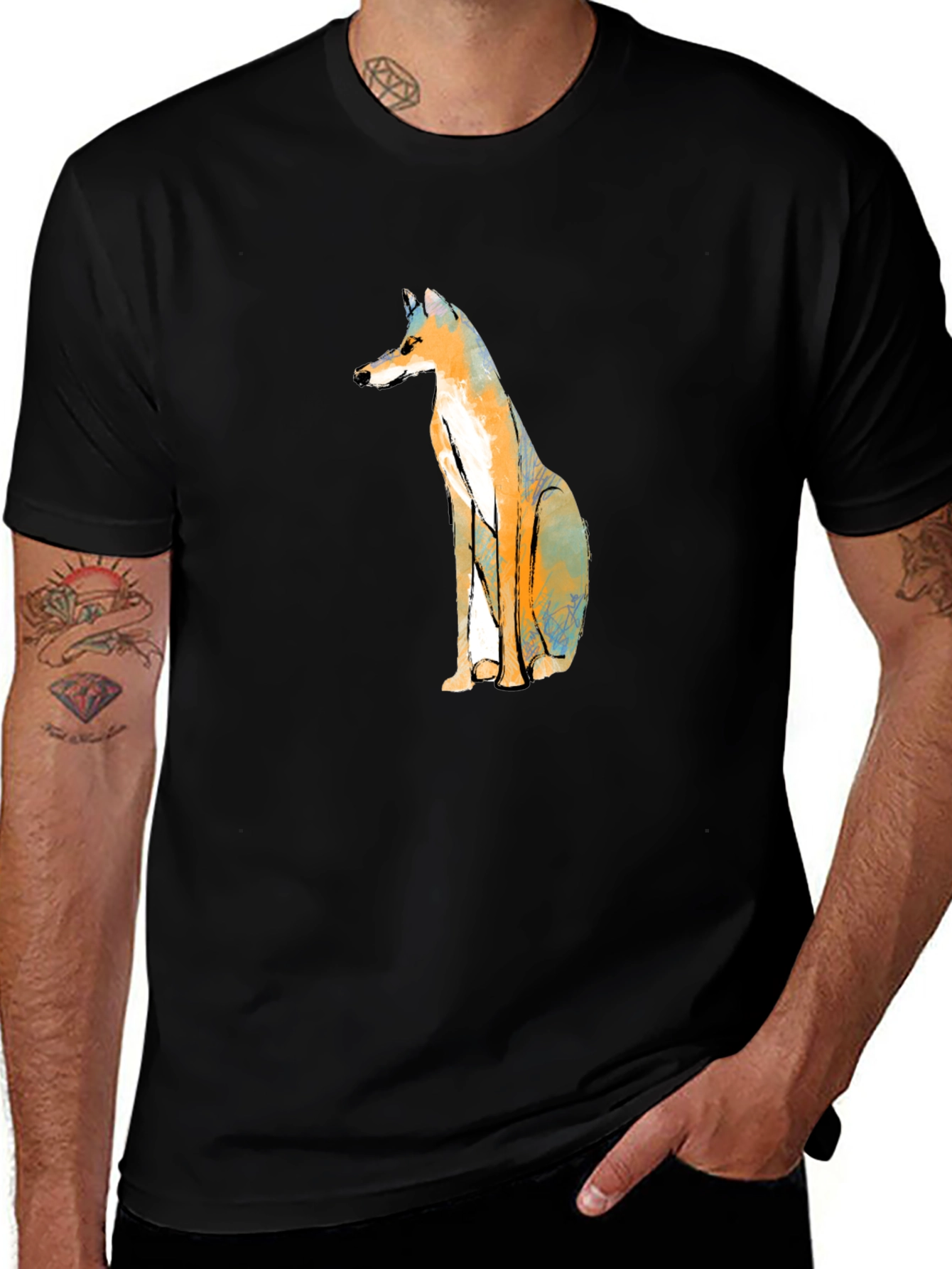 Fox Graphic T-Shirt - Stylish Unisex Design