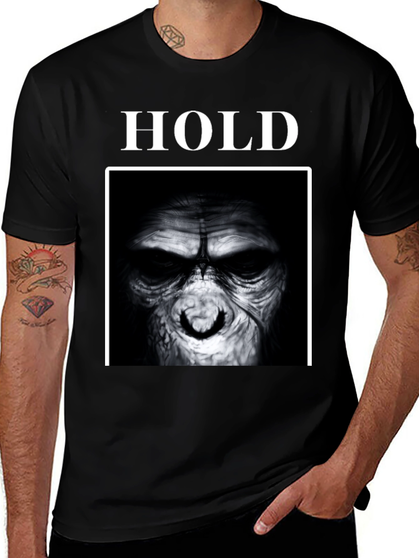 Hold T-Shirt - Ape Graphic Tee