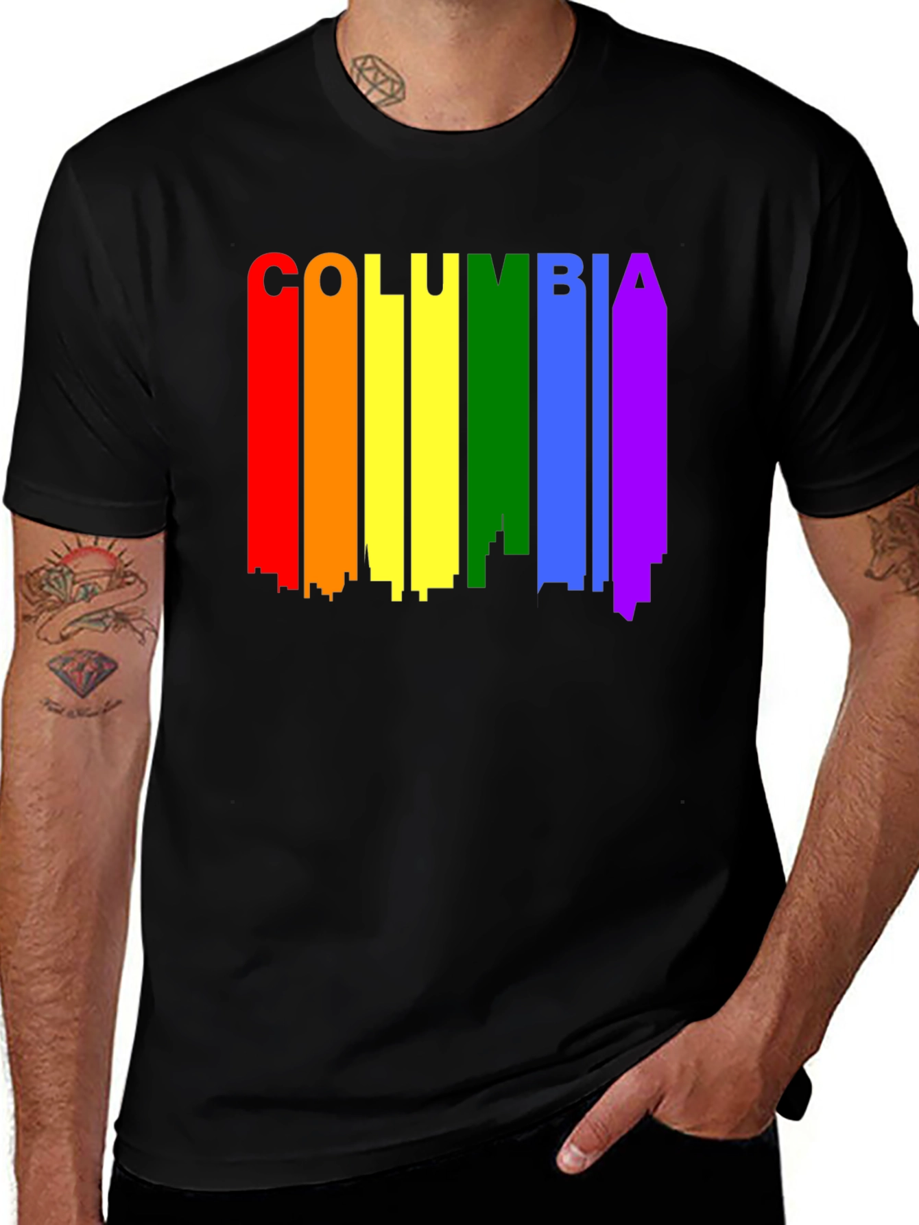 Variant 29 of Columbia Pride LGBTQ+ T-Shirt