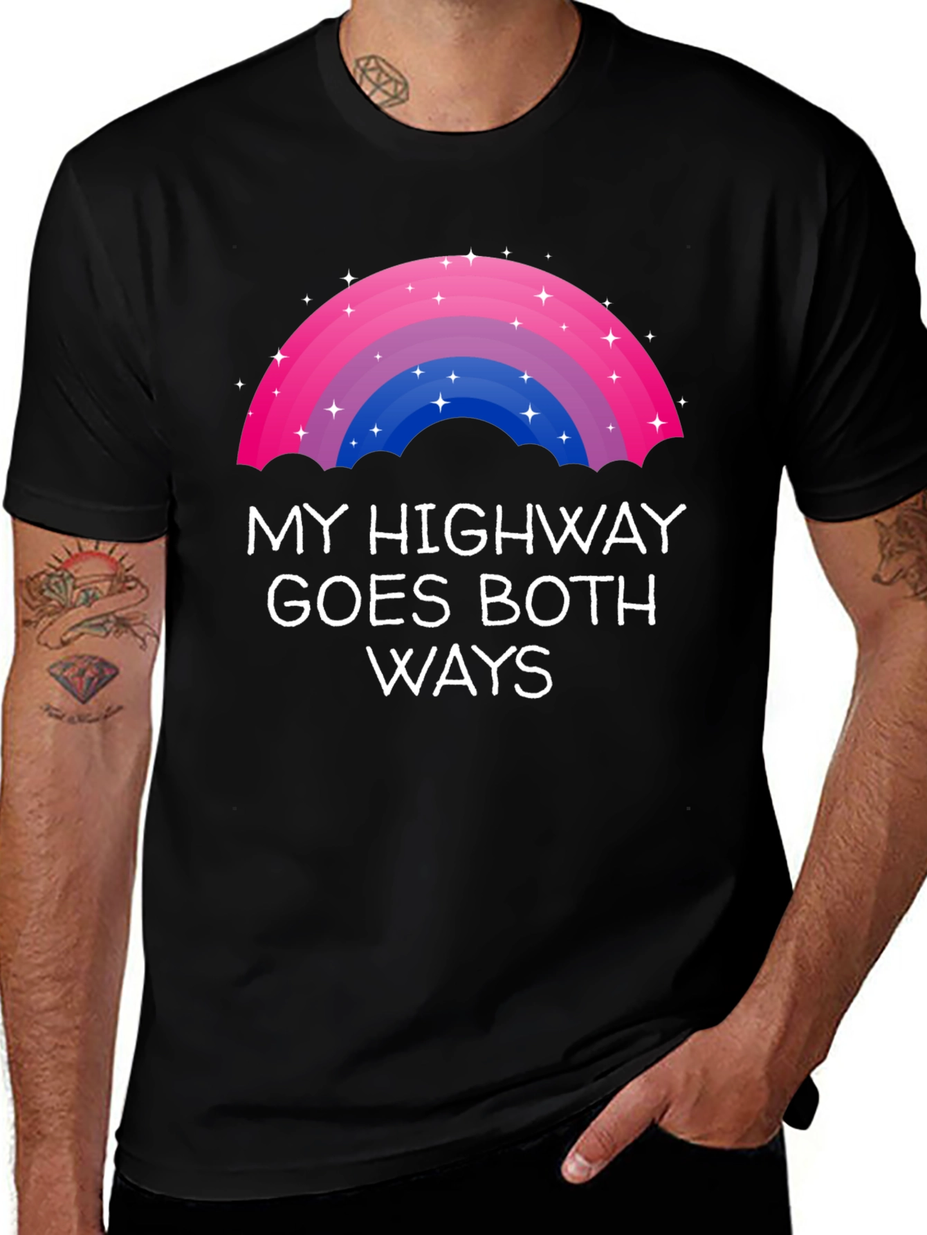 Variant 13 of My Highway Goes Both Ways Graphic Tee