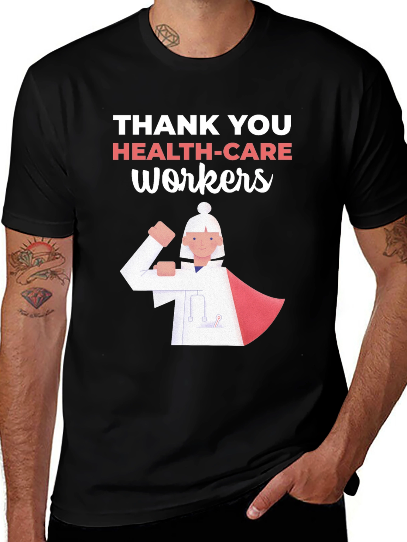 Variant 17 of Thank You Healthcare Workers T-Shirt