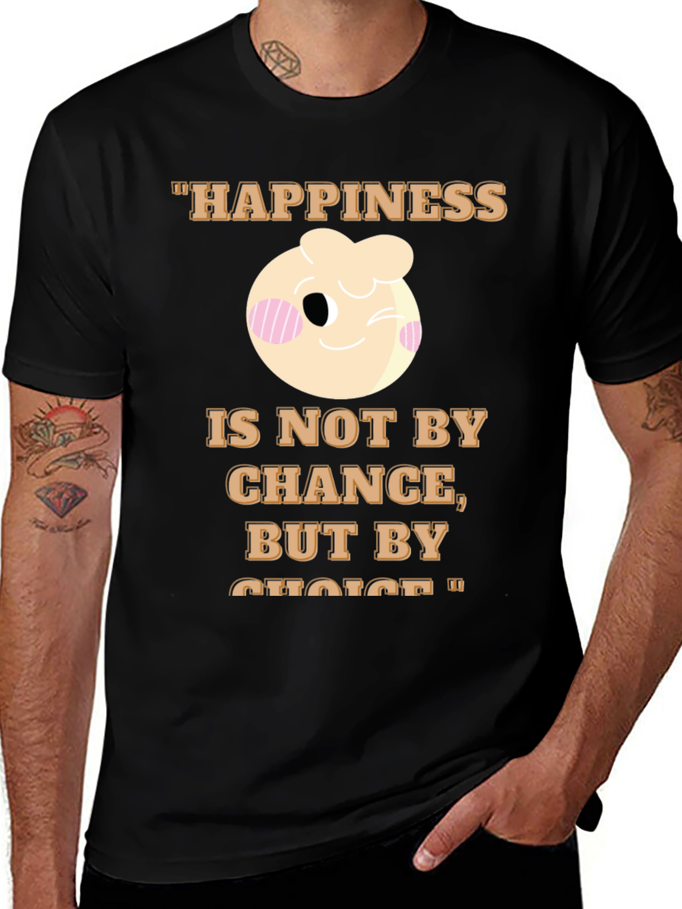 Variant 8 of Happiness Dumpling Tee - Choice Not Chance