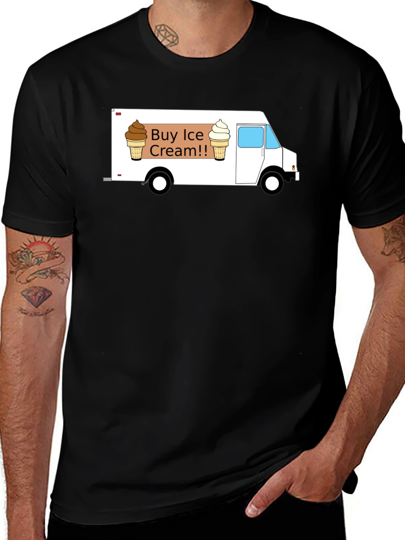 Variant 23 of Buy Ice Cream T-Shirt - Novelty Tee for Ice Cream Lovers