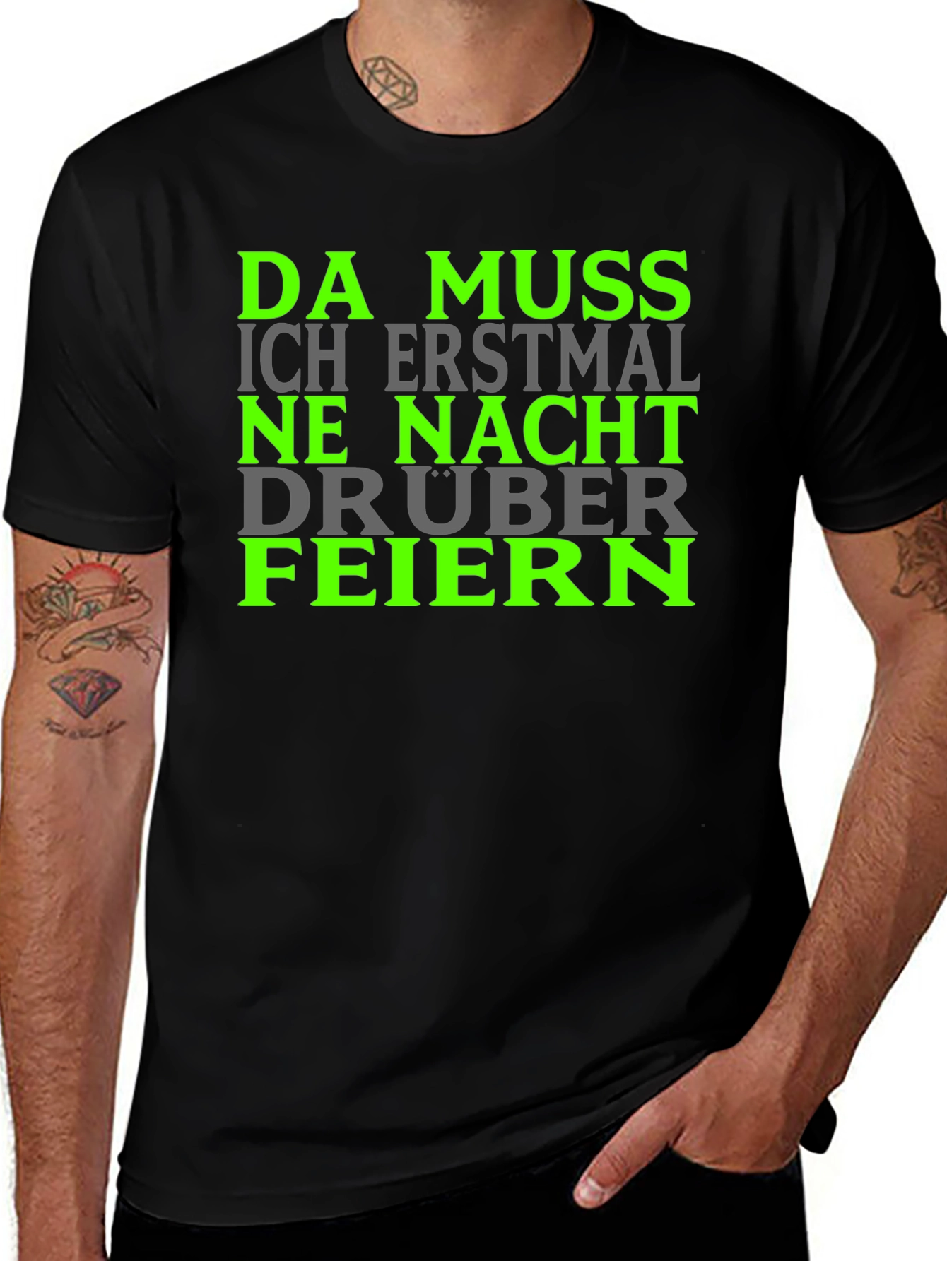 Variant 10 of Da Muss Ich Erstmal Shirt