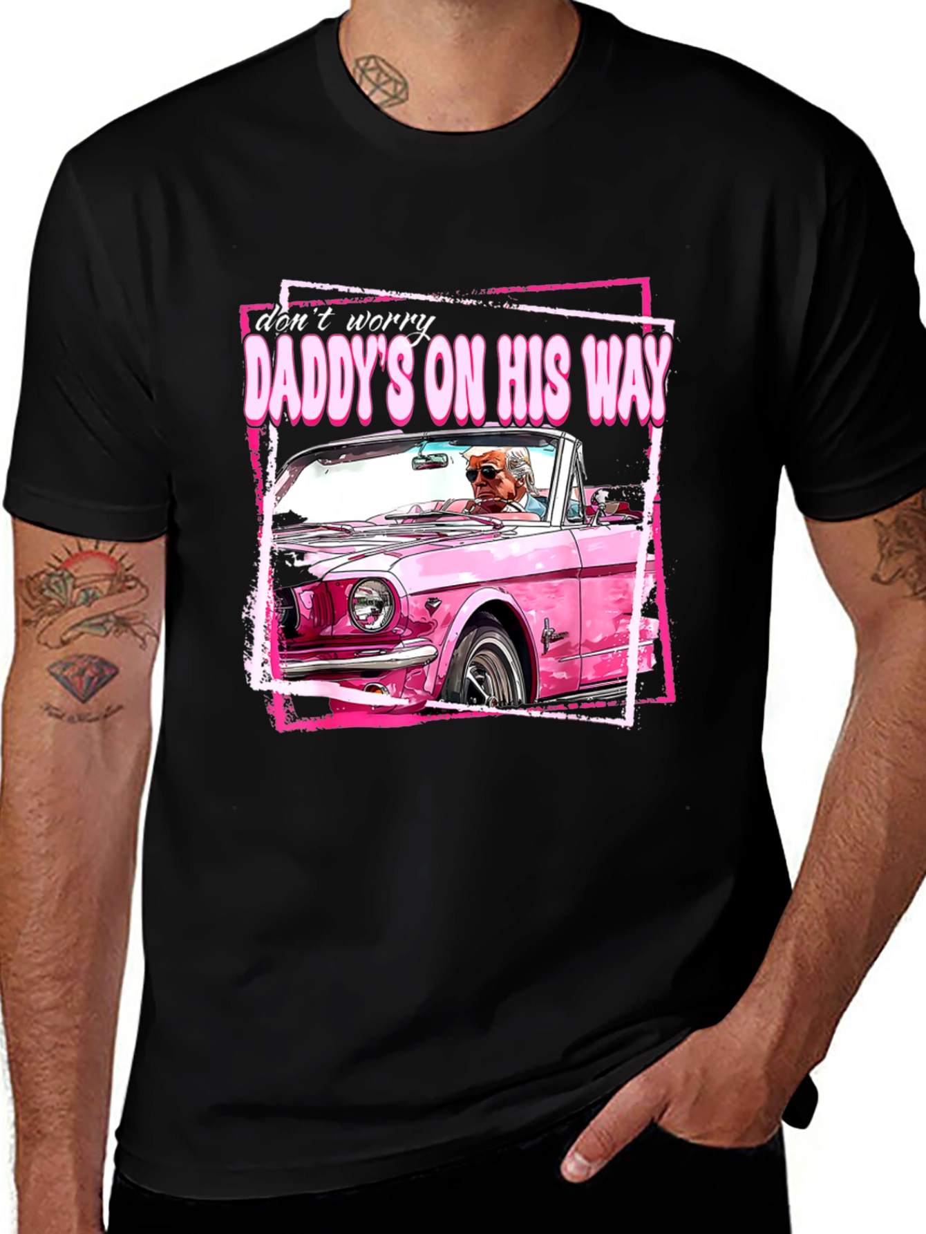 Daddy's On His Way Graphic Tee