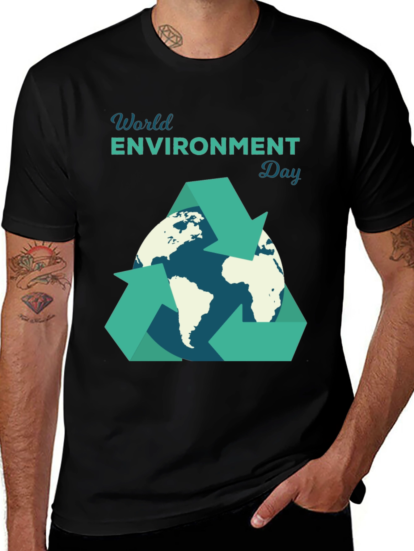 World Environment Day T-Shirt: Recycle Earth Tee
