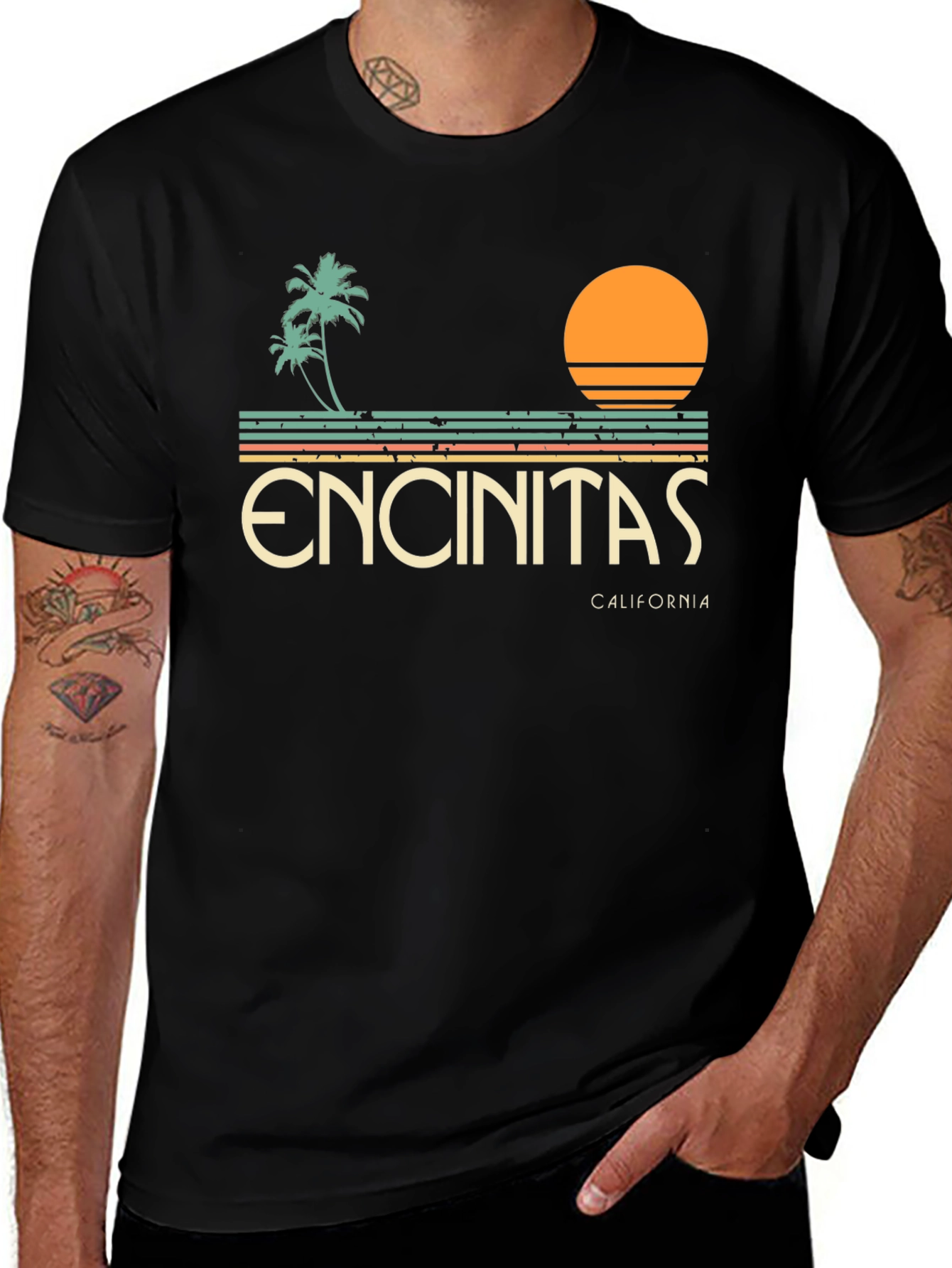 Encinitas California Graphic T-Shirt