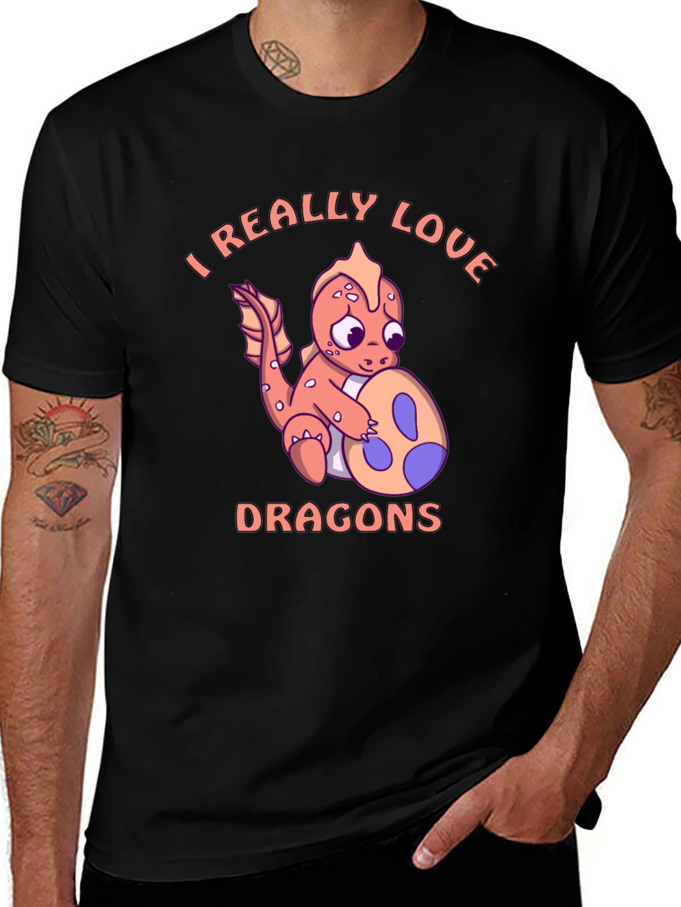 Variant 21 of I Really Love Dragons T-Shirt