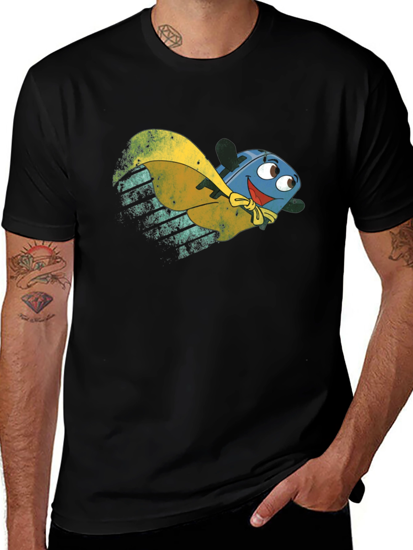 Flying Blue Toaster T-Shirt