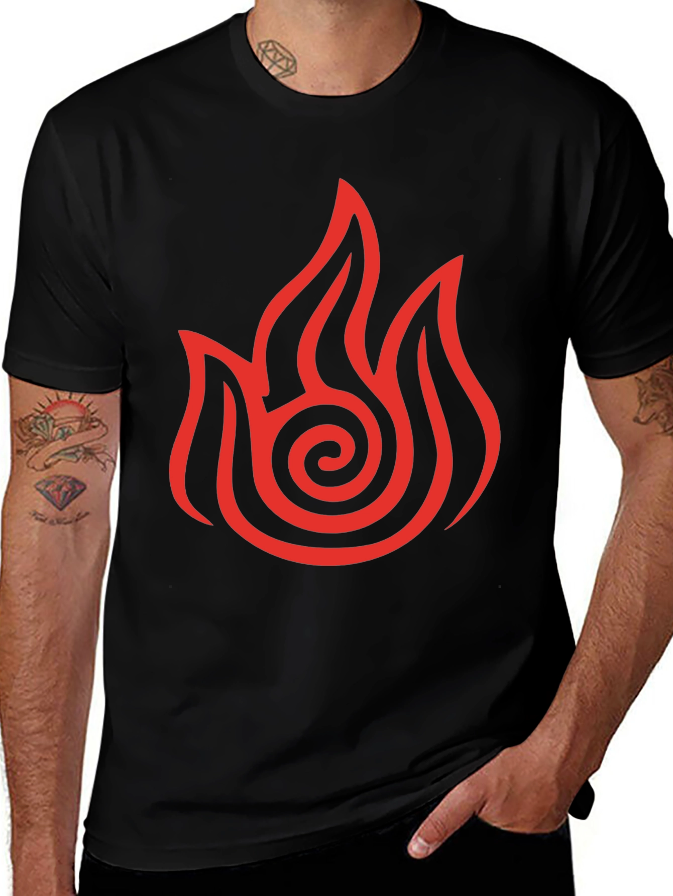 Variant 5 of Flame Nation T-Shirt - Avatar Inspired Tee