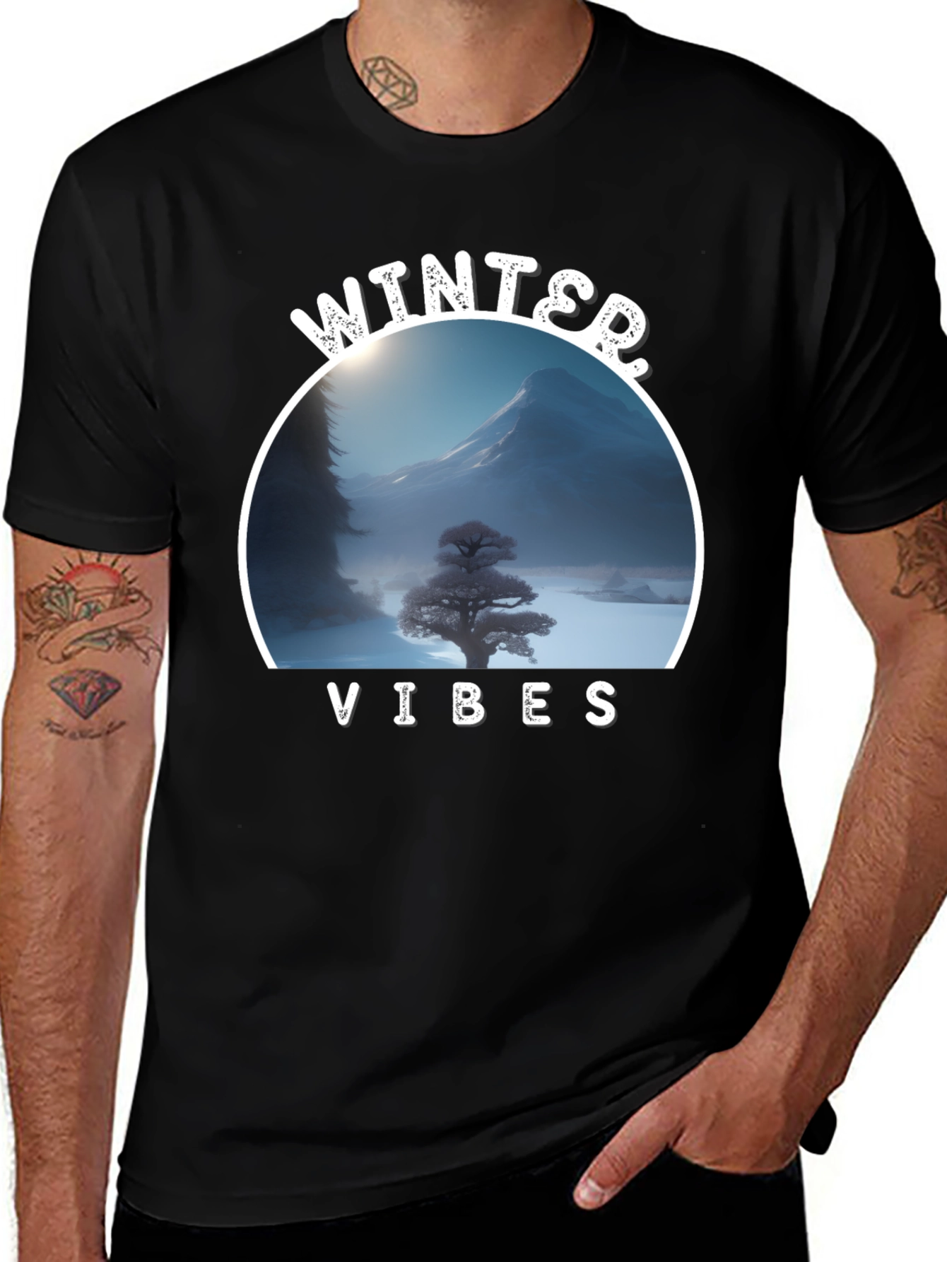 Variant 9 of Winter Vibes Graphic T-Shirt