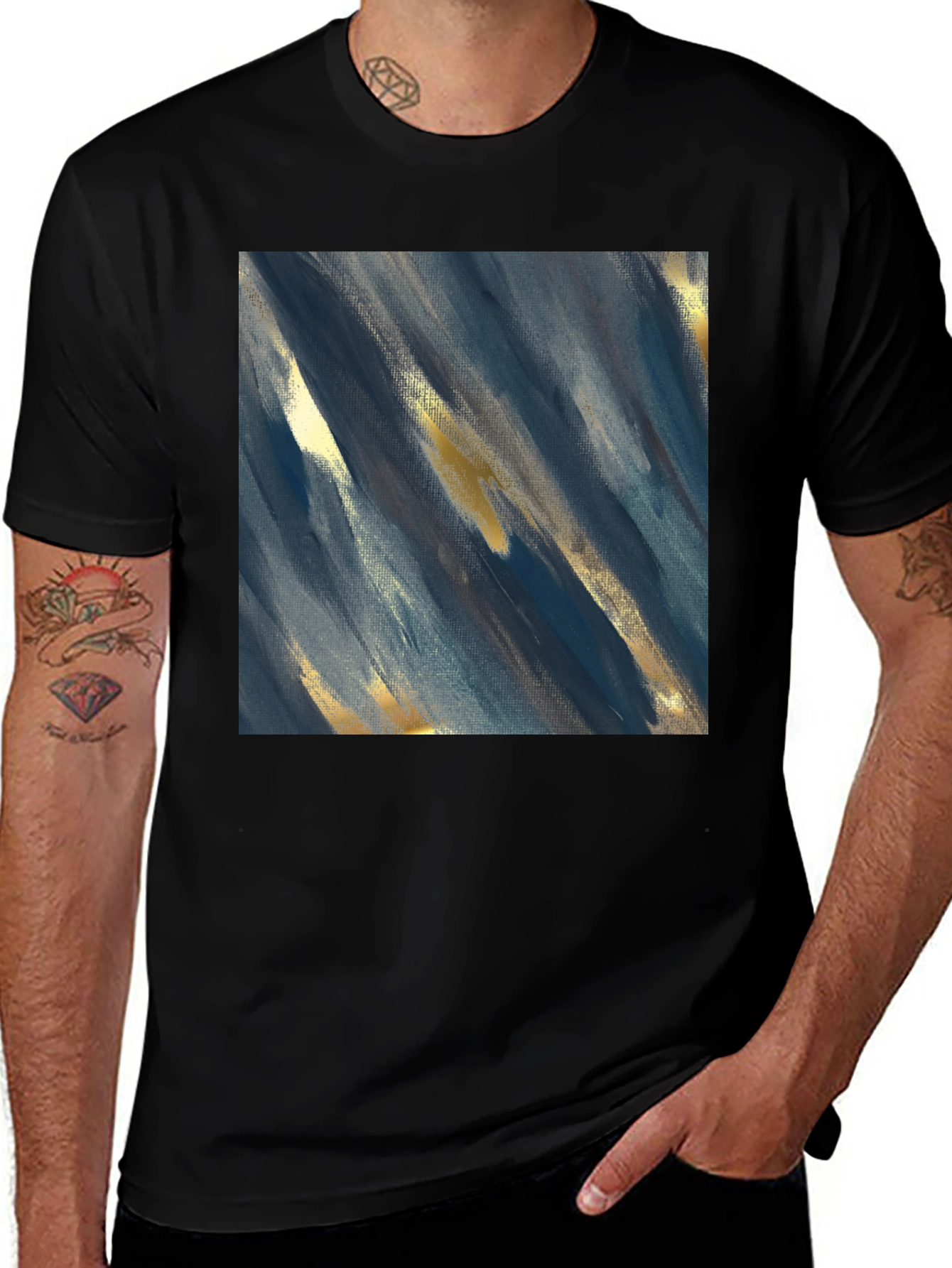 Variant 12 of Abstract Art T-Shirt - Stylish Men's Graphic Tee