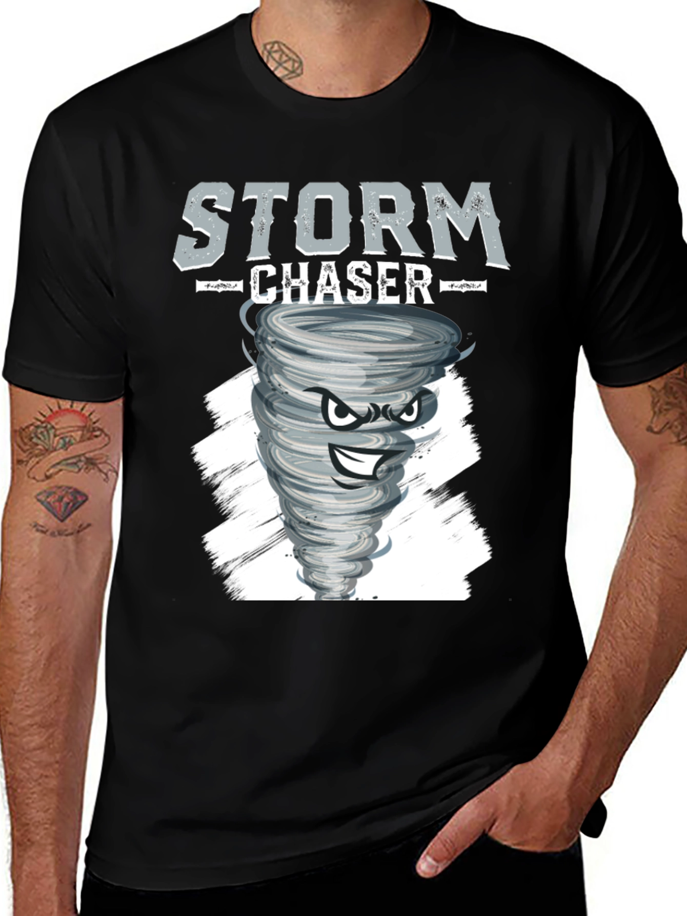 Storm Chaser Graphic Tee - Tornado Design