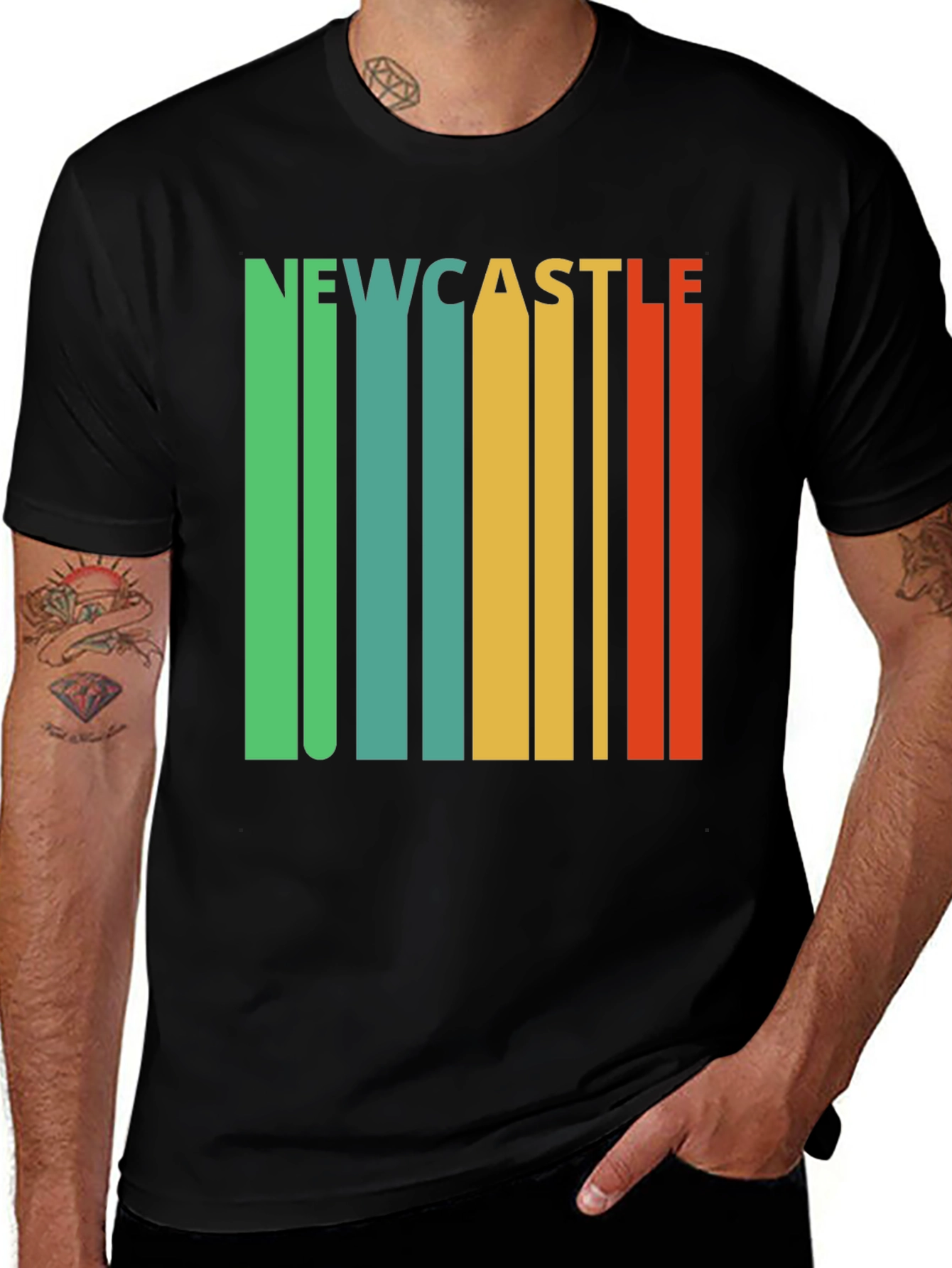 Newcastle Retro Stripe T-Shirt