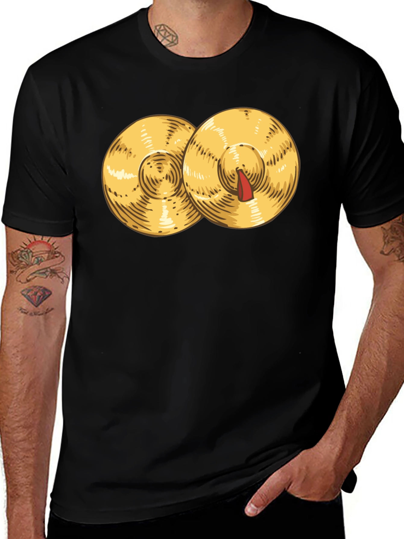 Cymbal T-Shirt - Music Lover Tee