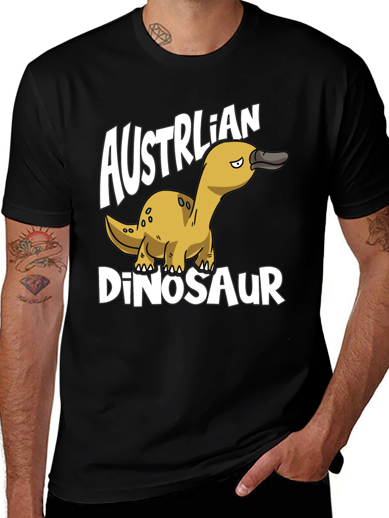 Australian Dinosaur T-Shirt - Unique Design