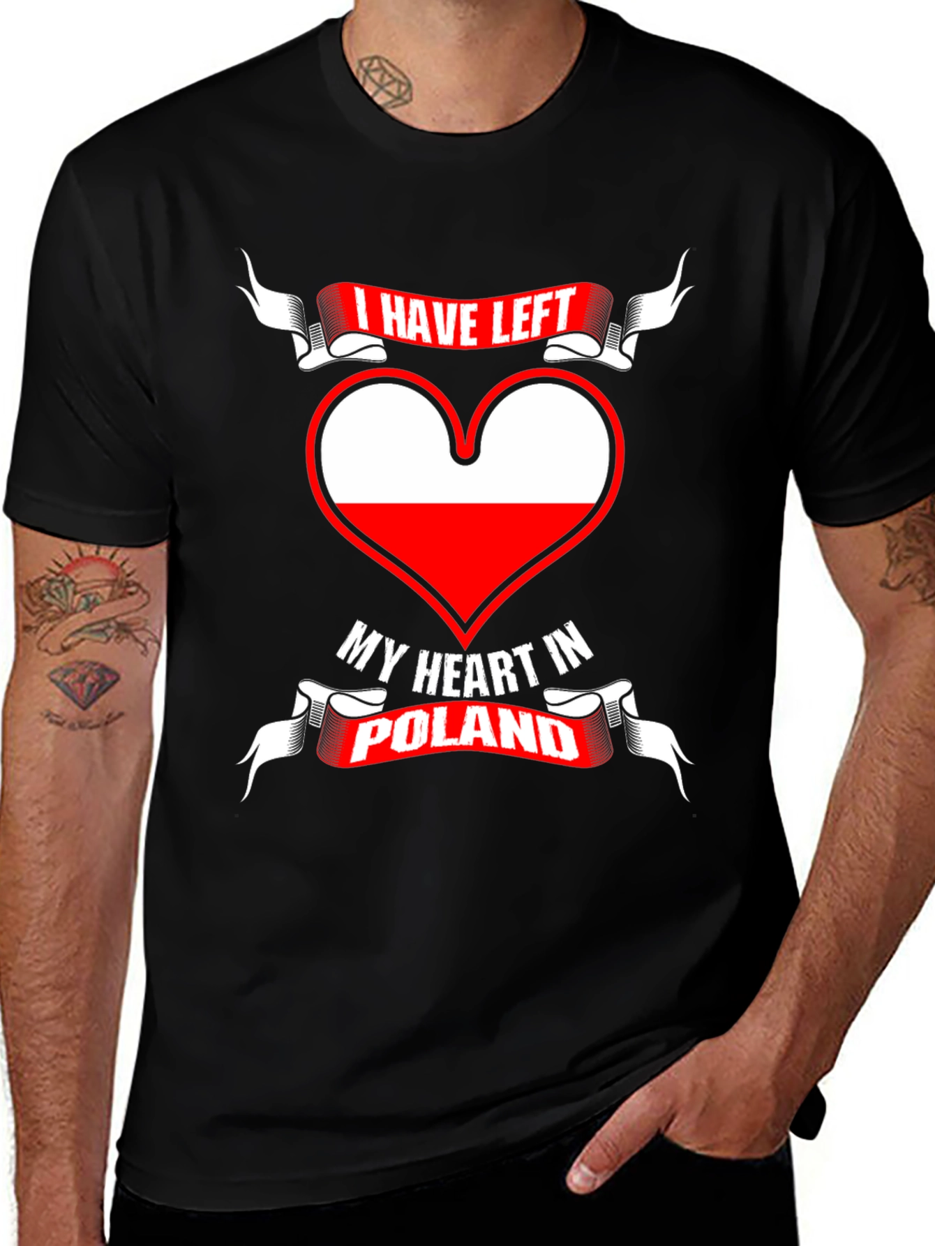 Poland Heart Flag T-Shirt