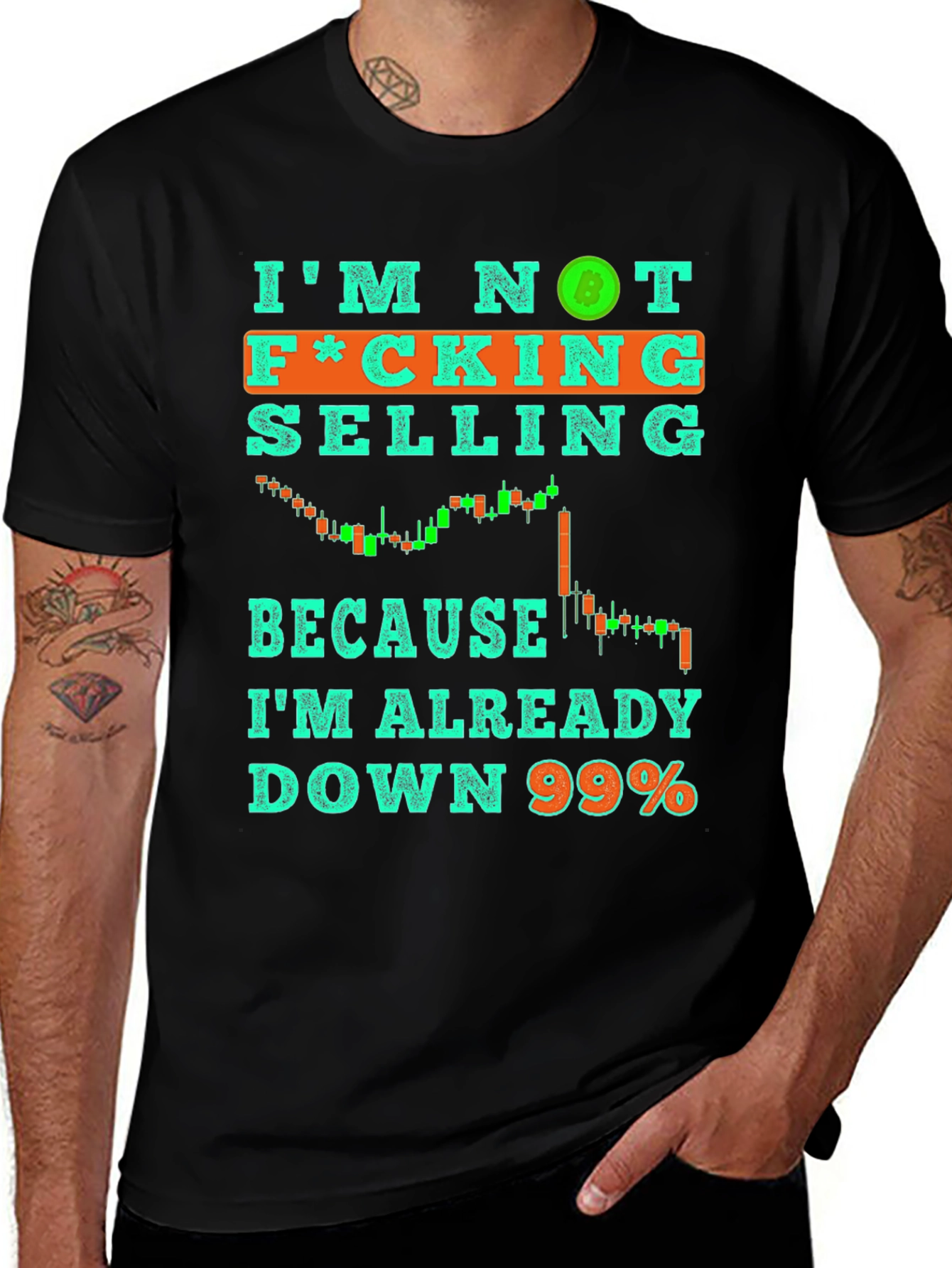 Variant 21 of I'm Not Selling Crypto T-Shirt
