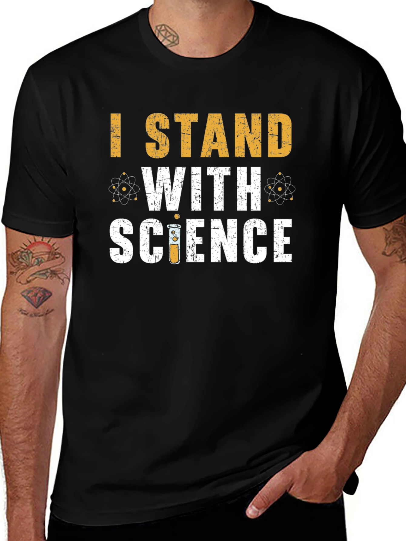 Variant 24 of I Stand With Science Graphic Tee
