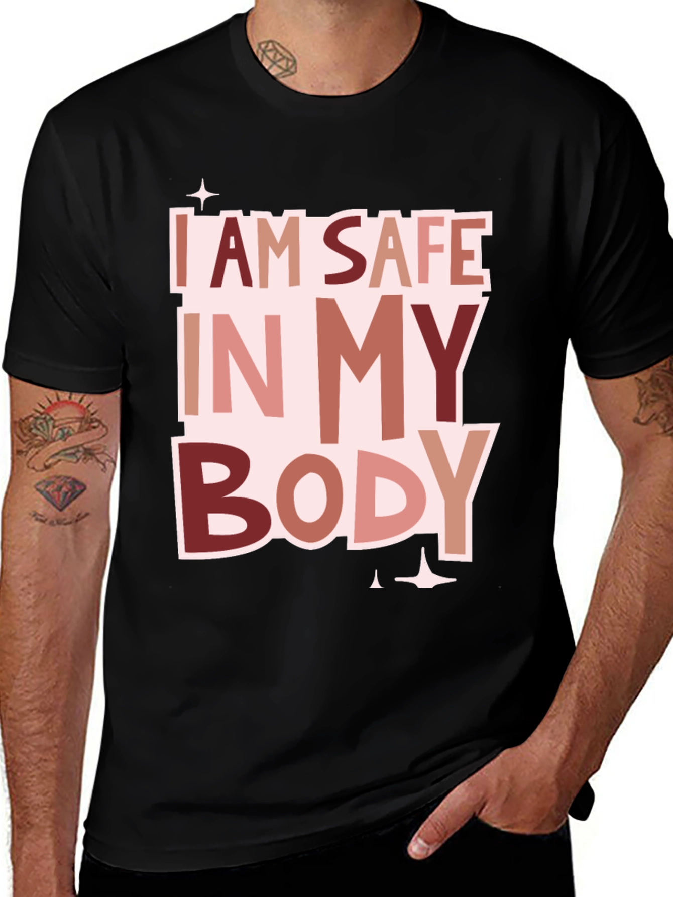 Variant 18 of I Am Safe In My Body T-Shirt