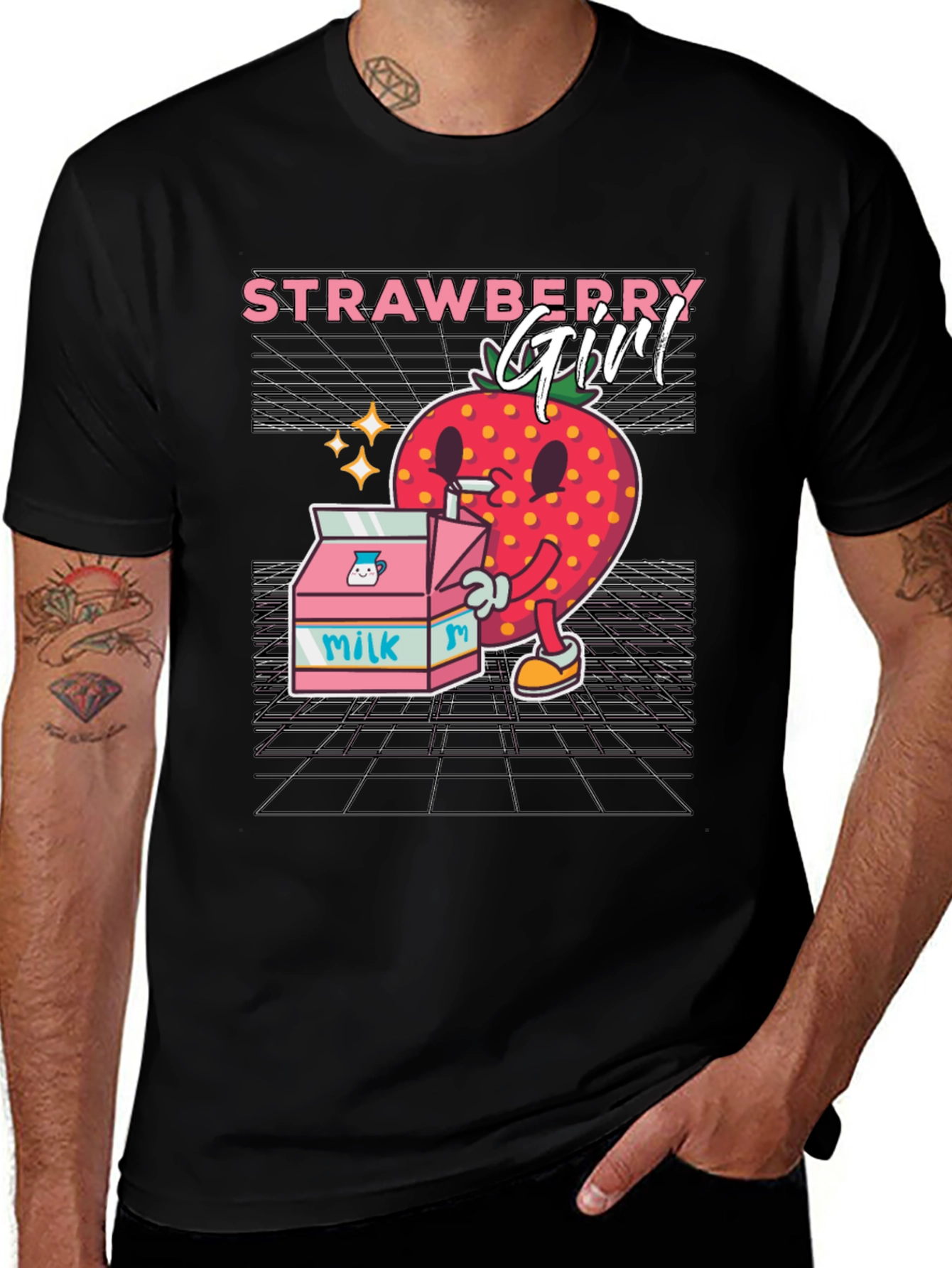 Variant 8 of Strawberry Girl Graphic Tee