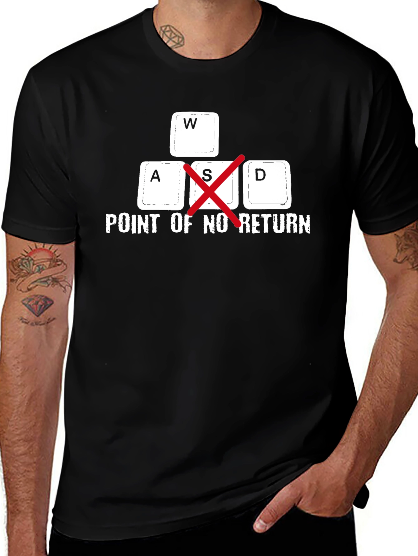 Point of No Return Gaming T-Shirt - WASD