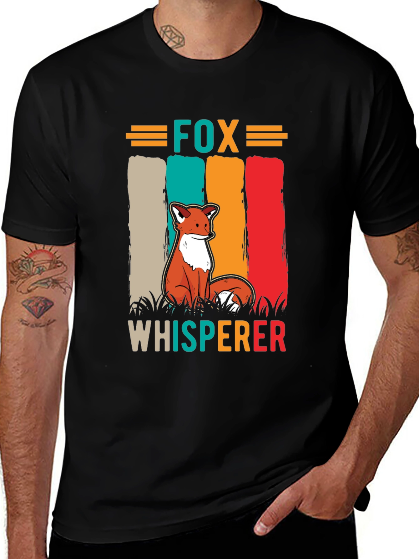 Variant 27 of Fox Whisperer Graphic Tee - Unisex Design