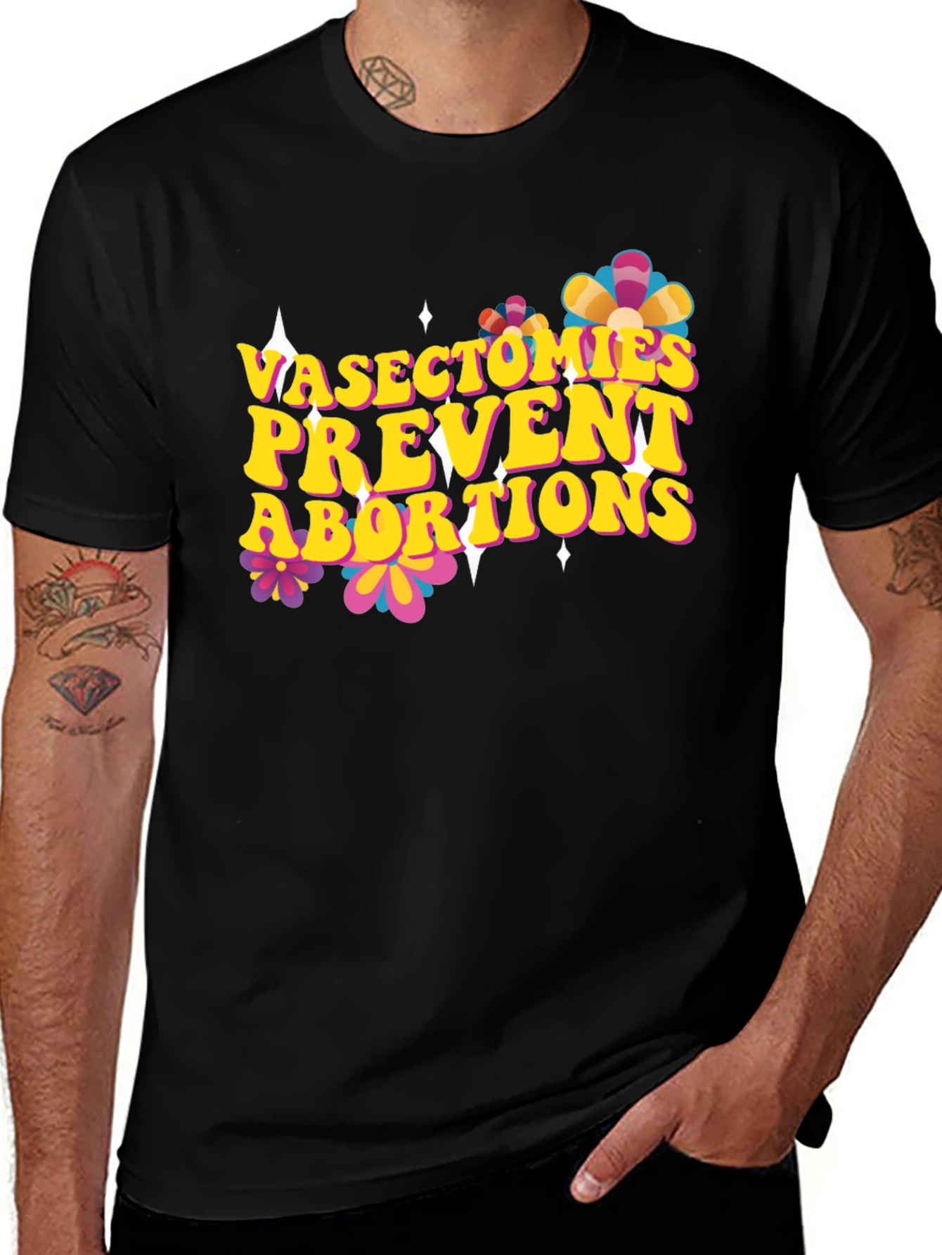 Variant 20 of Vasectomies Prevent Abortions Slogan T-Shirt