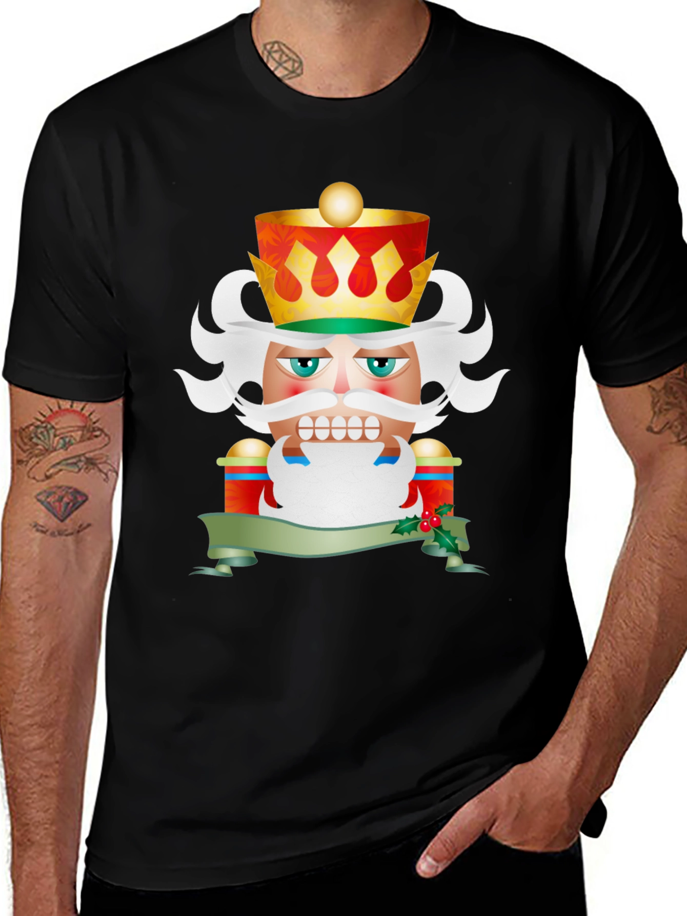 Nutcracker King T-Shirt - Festive Holiday Graphic Tee