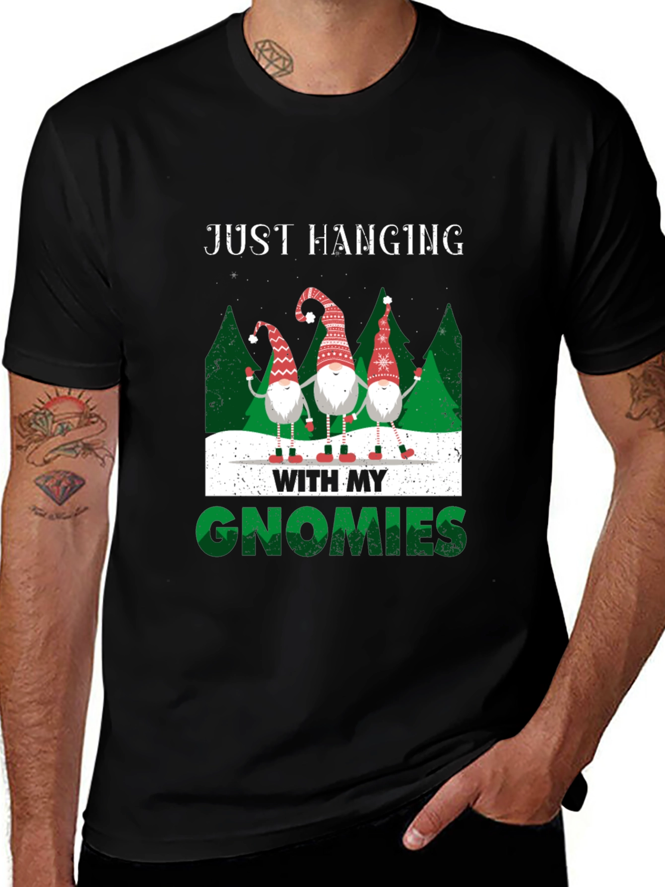 Variant 3 of Just Hanging With My Gnomies T-Shirt