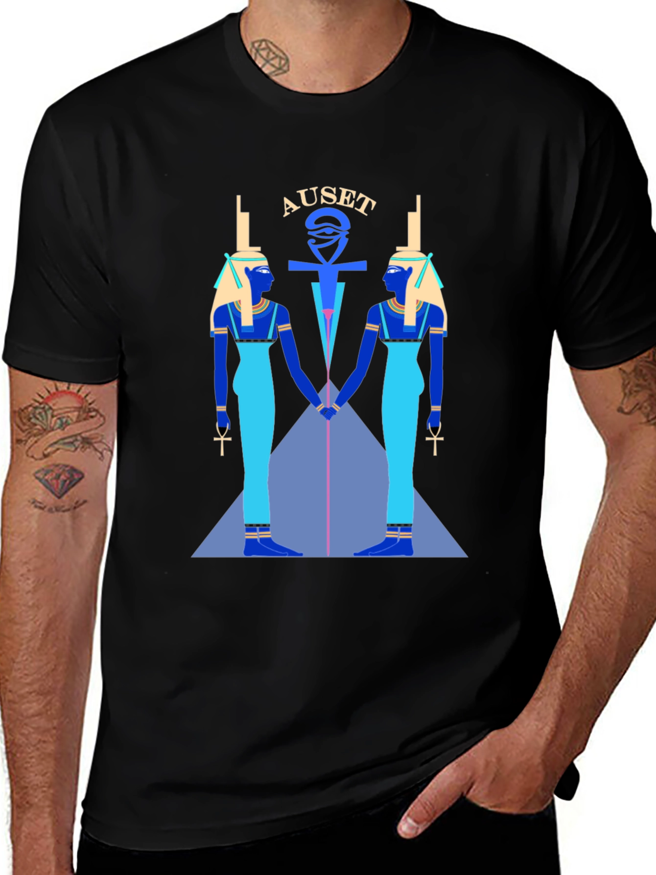 Variant 27 of Auset Egyptian Goddess Graphic T-Shirt