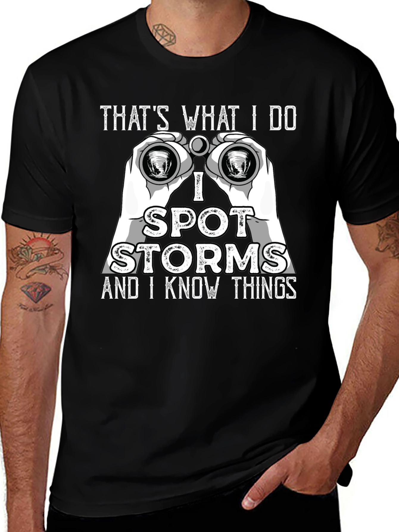 Variant 10 of Storm Spotter Novelty Graphic Tee