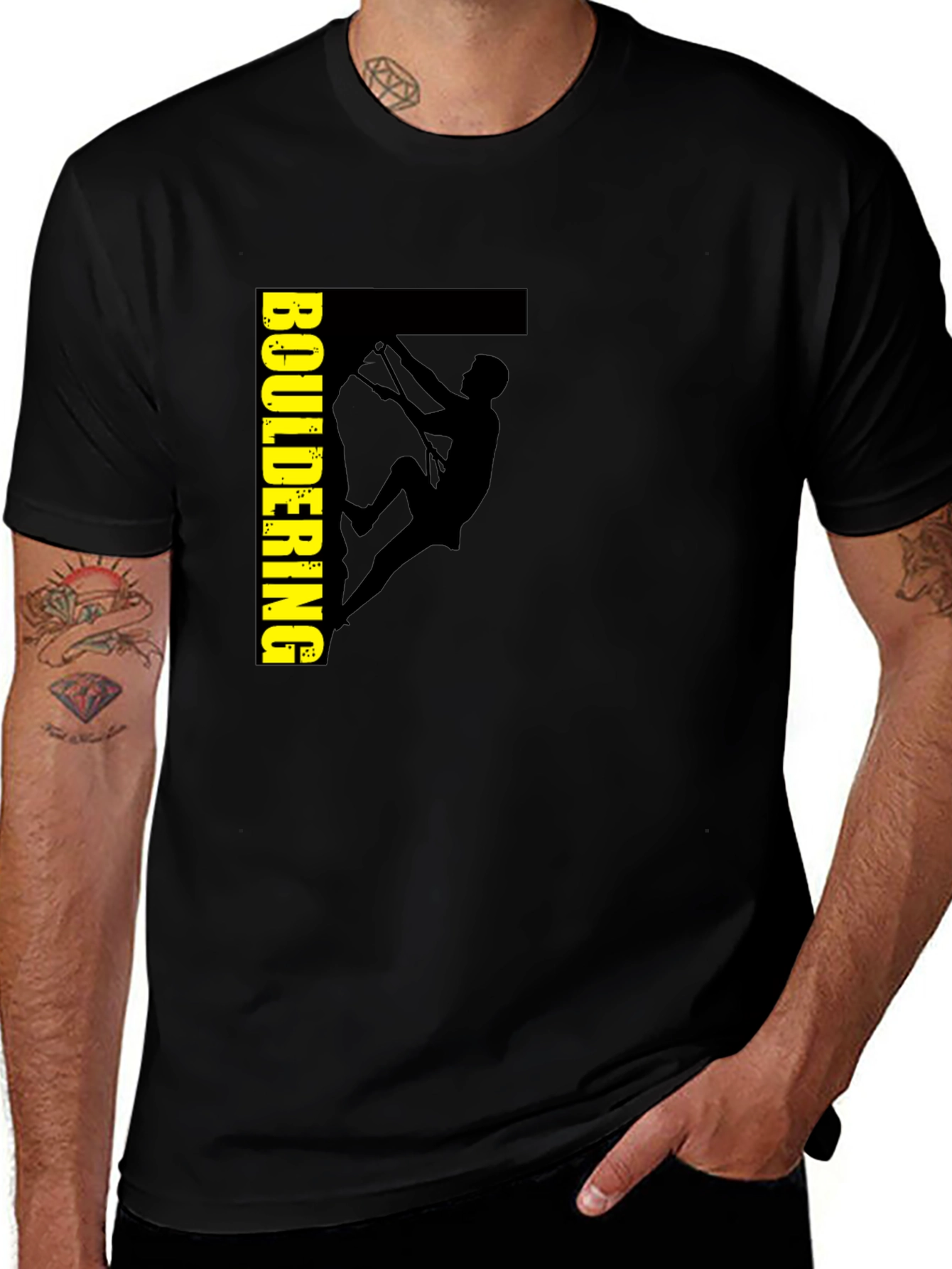 Variant 27 of Bouldering T-Shirt: Climbing Adventure Tee