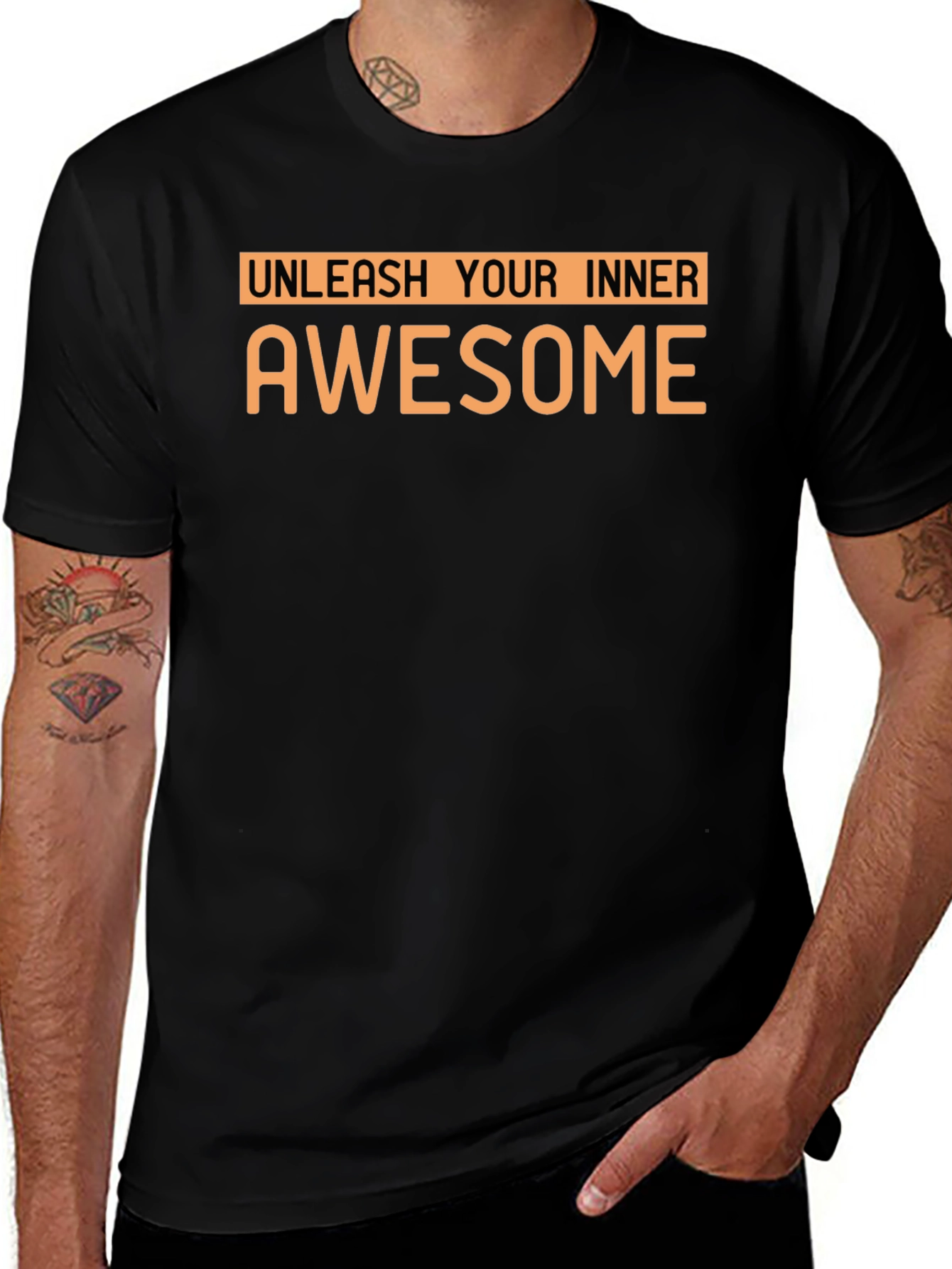 Unleash Your Inner Awesome T-Shirt - Black