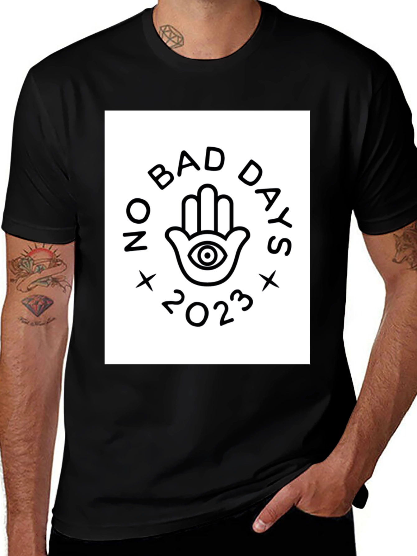 Variant 18 of No Bad Days 2023 Graphic Tee