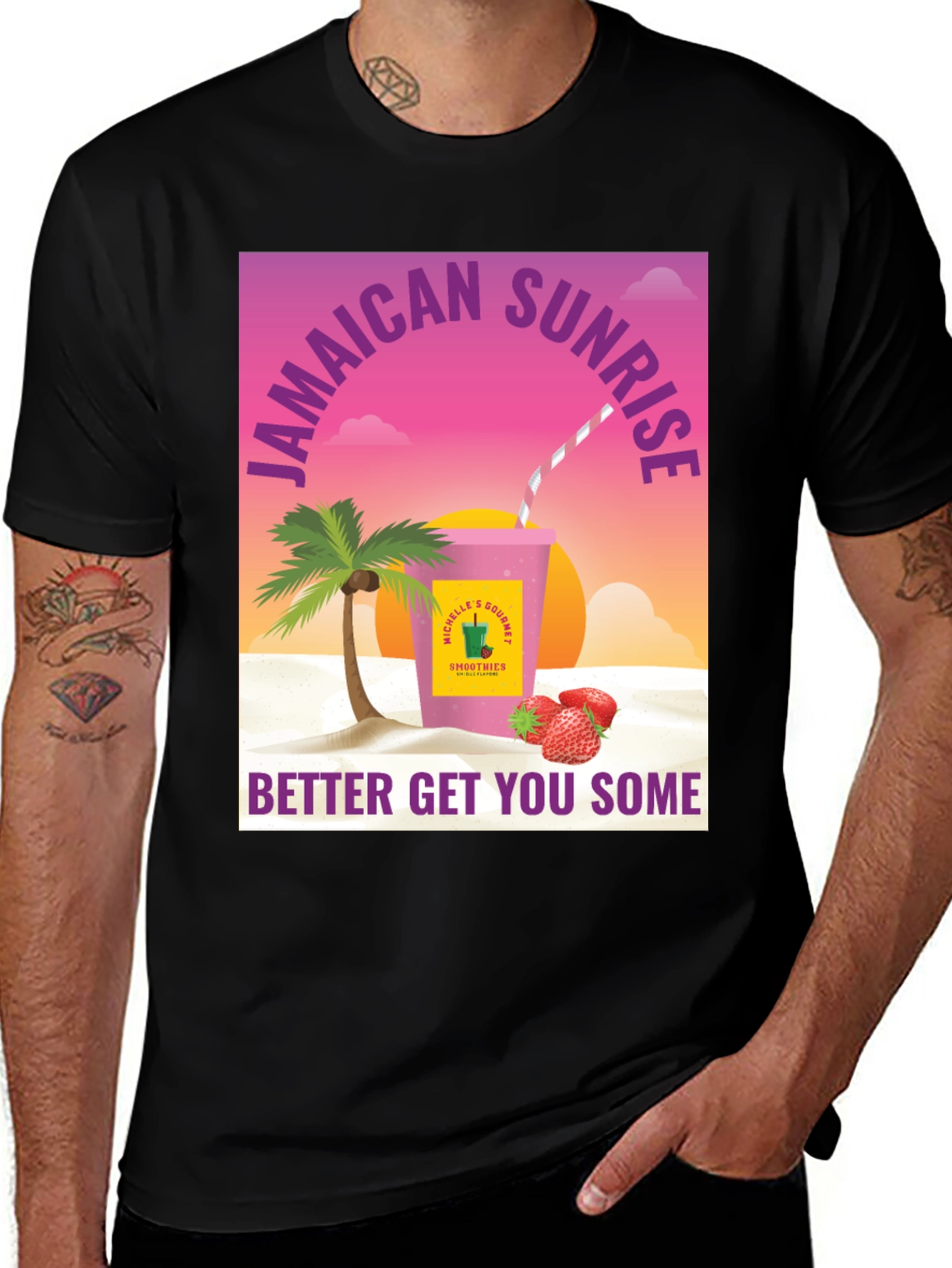 Jamaican Sunrise Smoothie T-Shirt